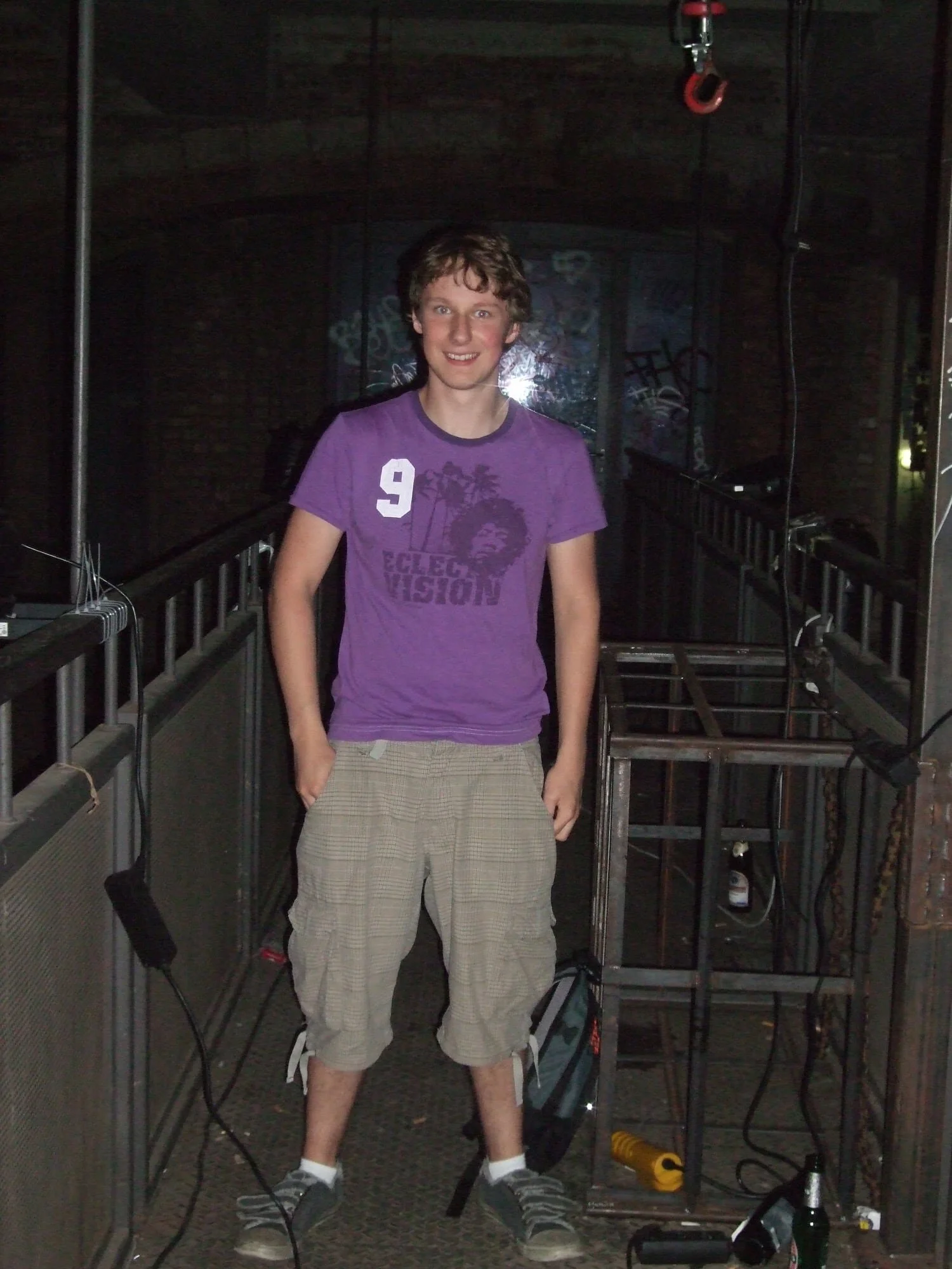 Questionable fashion choices in Tacheles