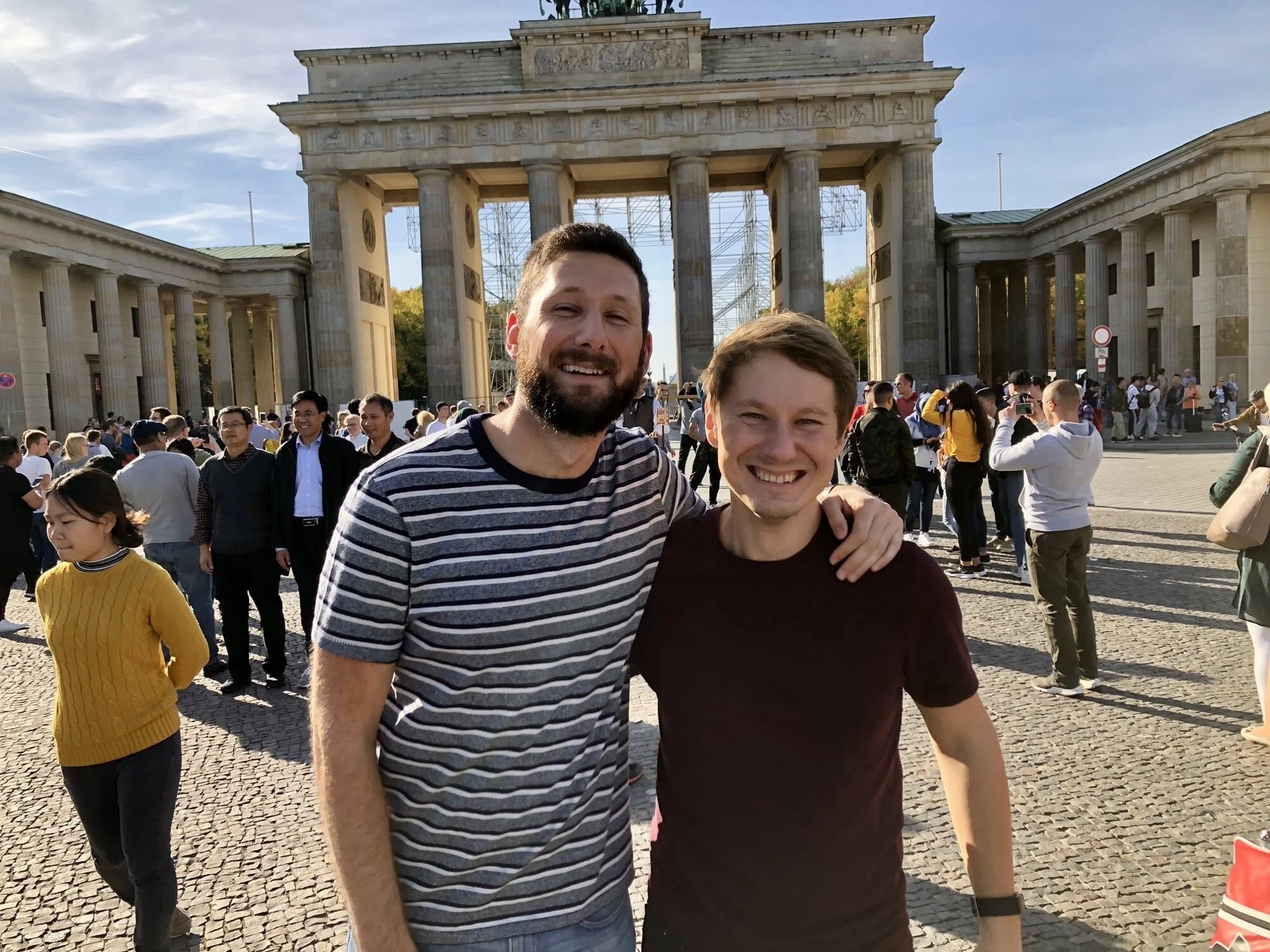 Visiting Berlin with Joe and Devin back in 2018