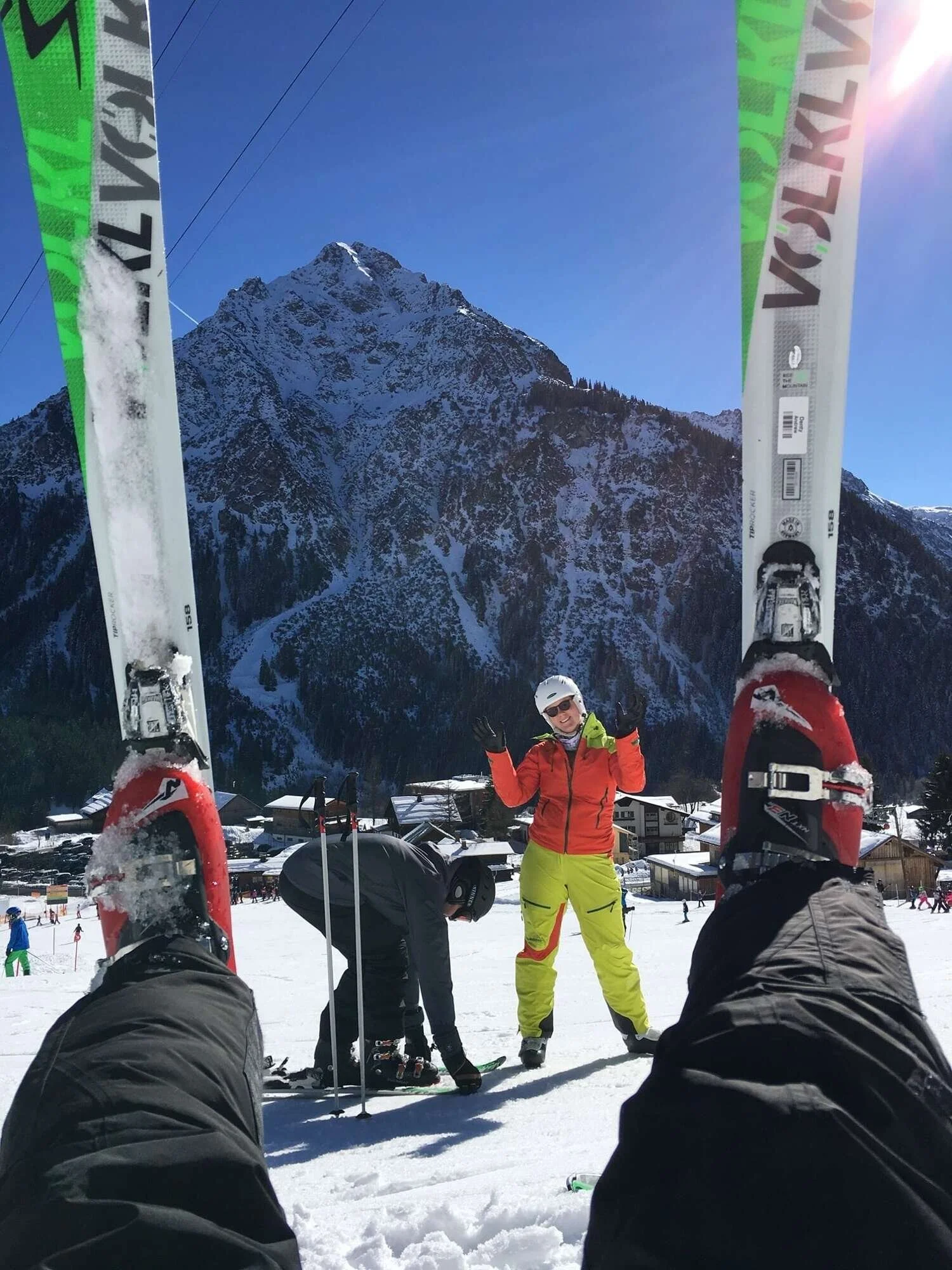 Skiing with Katrin, Felix &amp; Joe near Oberstdorf