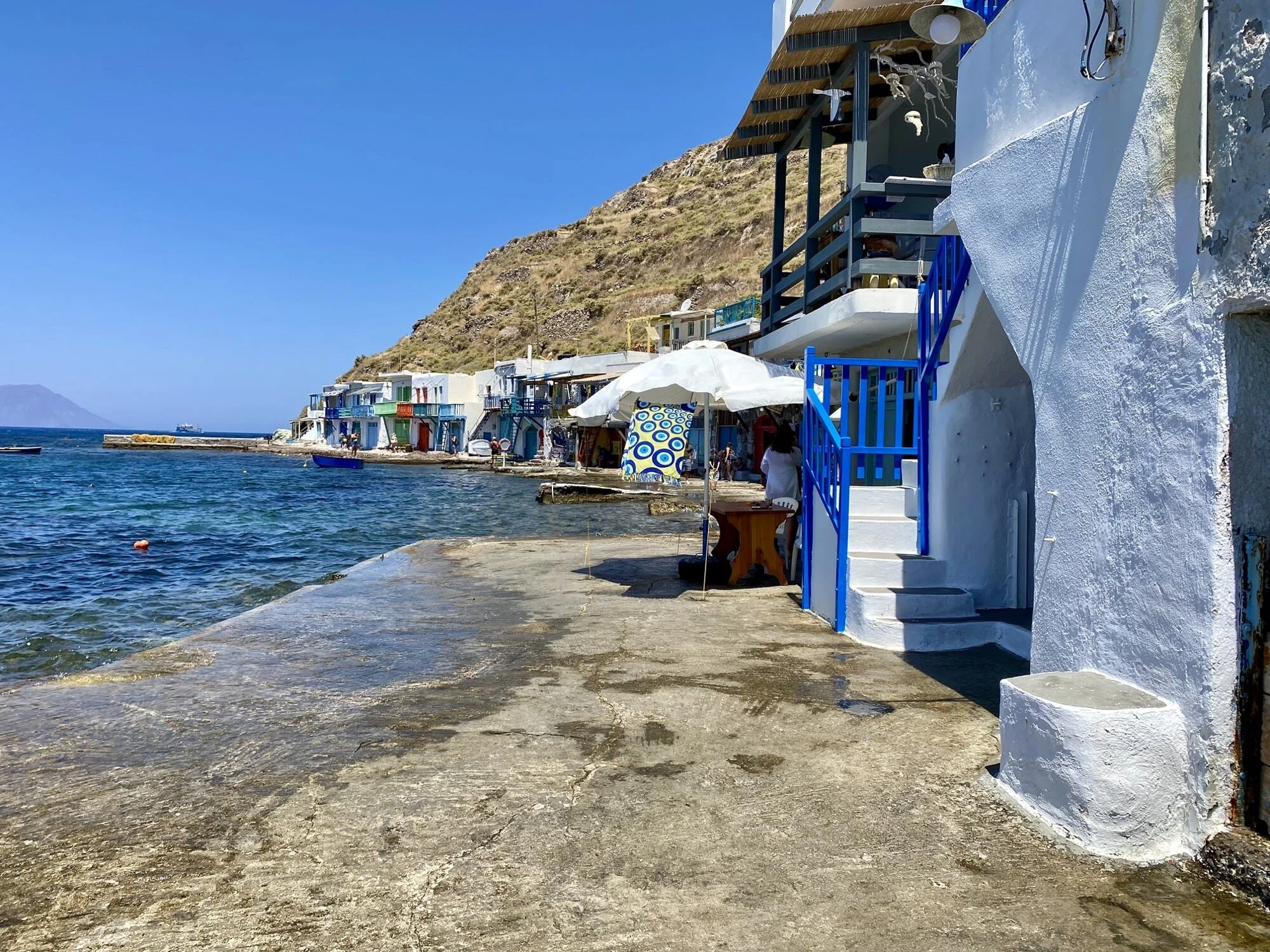 The seaside village of Klima, Milos