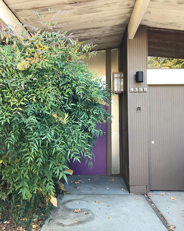 two years ago today we were handed the keys to the ranch and we started ripping things out right away. since our last #eichlerversary we&rsquo;ve replaced the siding, windows and re-drywalled the bedroom wing, finished the atrium, tore out a big tree