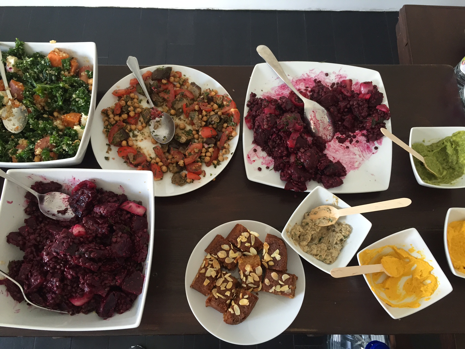 Delicious but healthy food by local well-being caterer Jessie Badal 