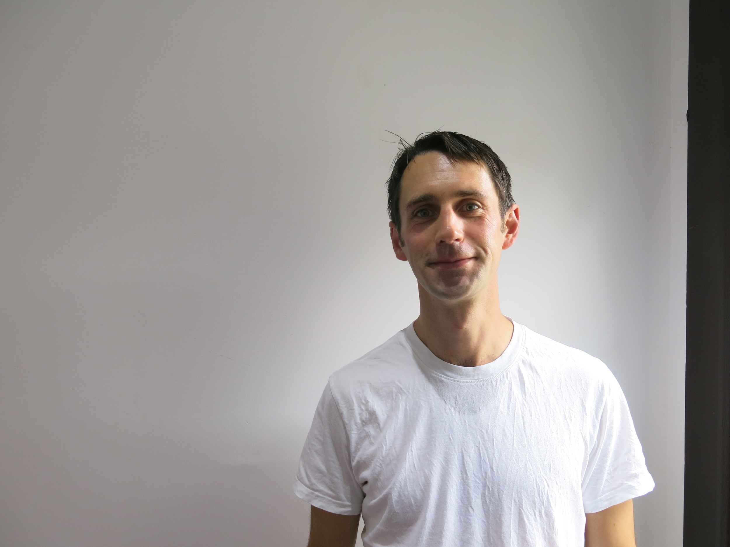 Sports massage therapist Steve treated guests to 15 minute massages