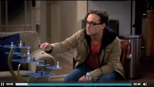 Which is the 3-dimensional chess that Leonard and Sheldon are