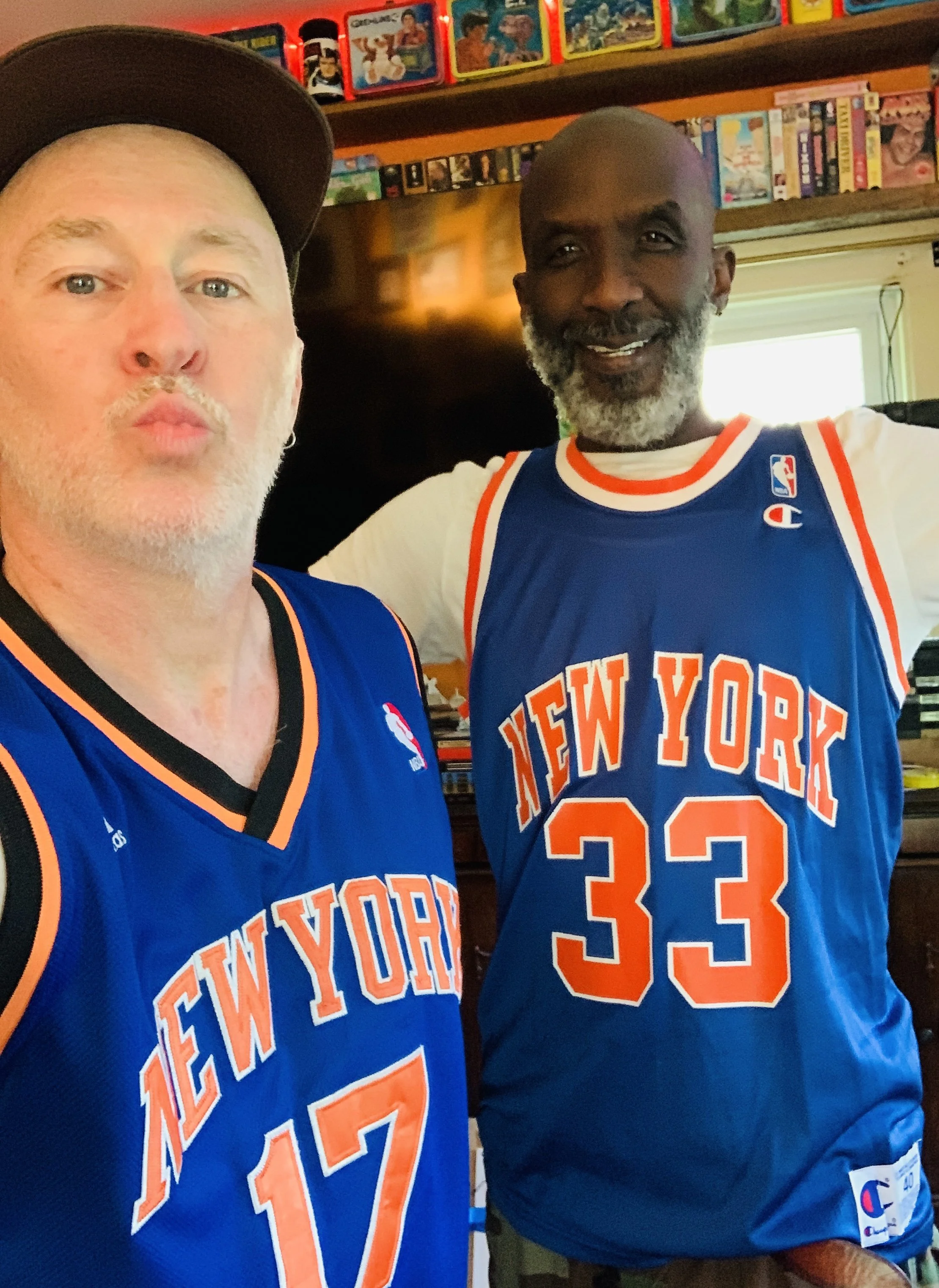 Vintage Knicks jerseys from Manhattan Mantra