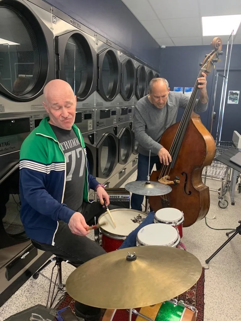 Rick Nair, drums and Michael Gold, bass