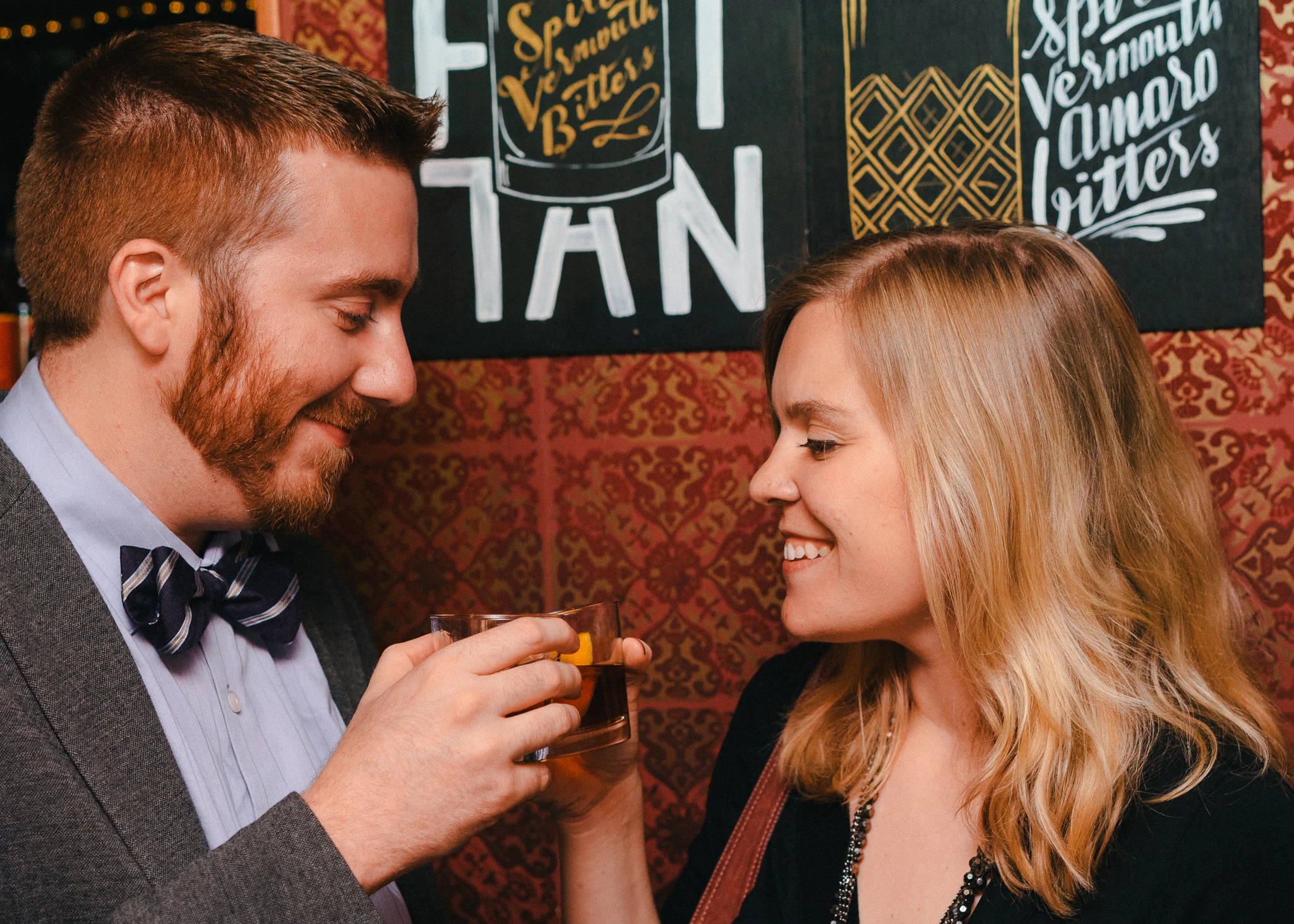 Nicole and her gin-loving beau celebrate her birthday.