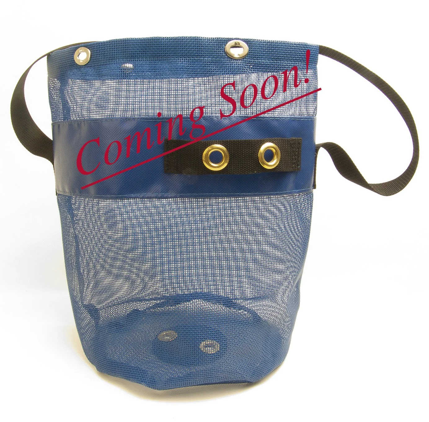 Round Bag in Blue 16" X 10"
