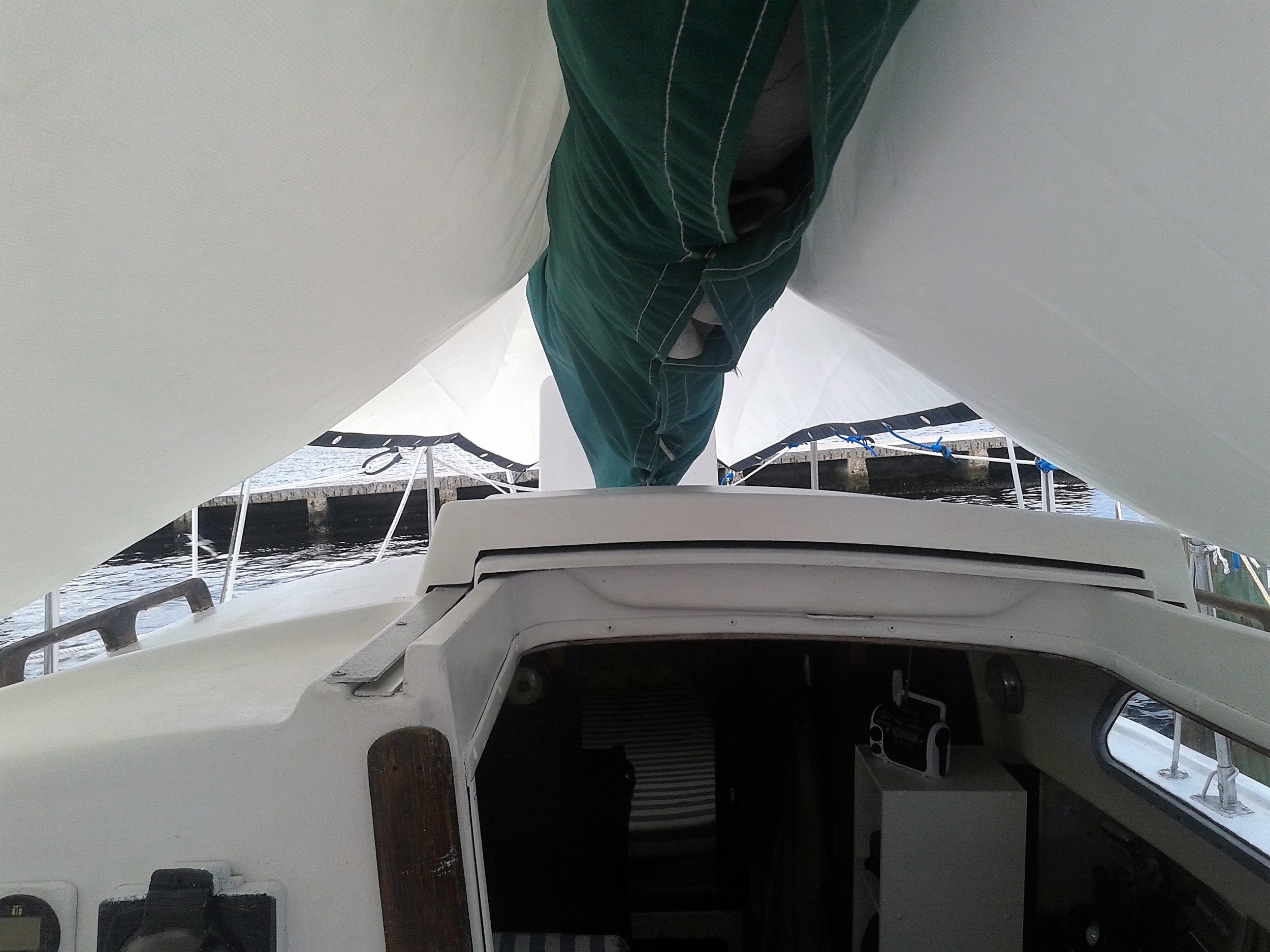 sailboat tent enclosure