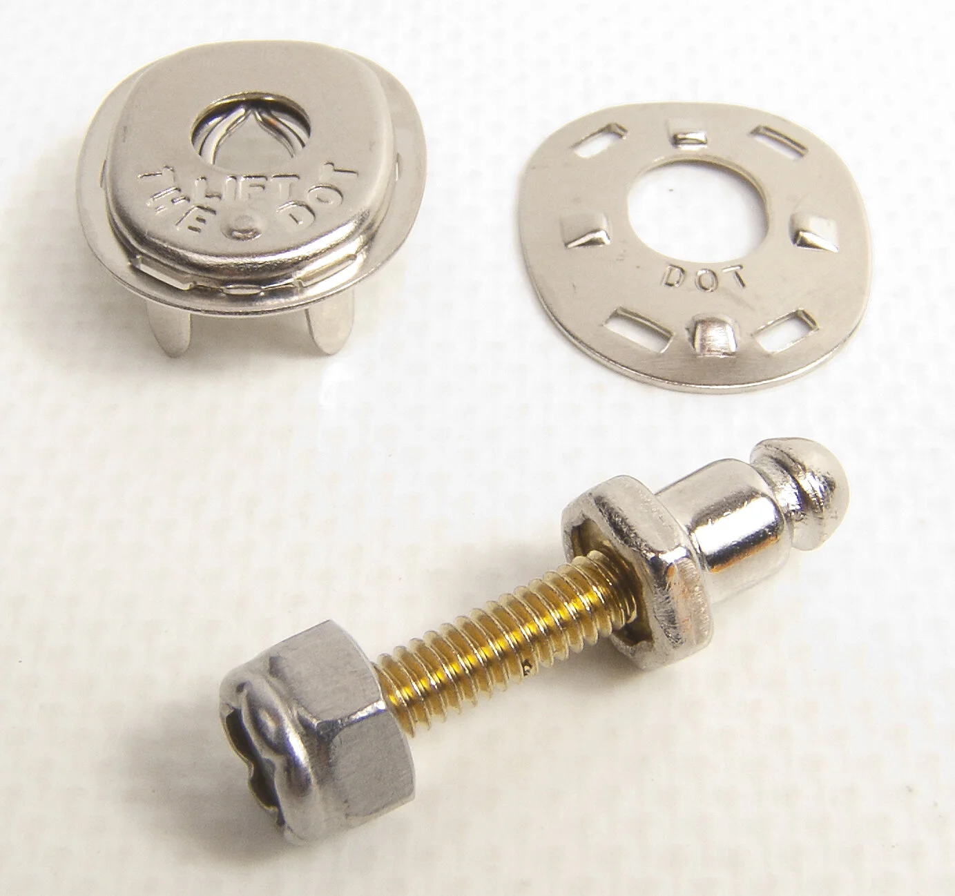 Lift The Dot Fasteners Kit S.S Socket Backing Plate /& Screw Stud 5//8/" 15 sets