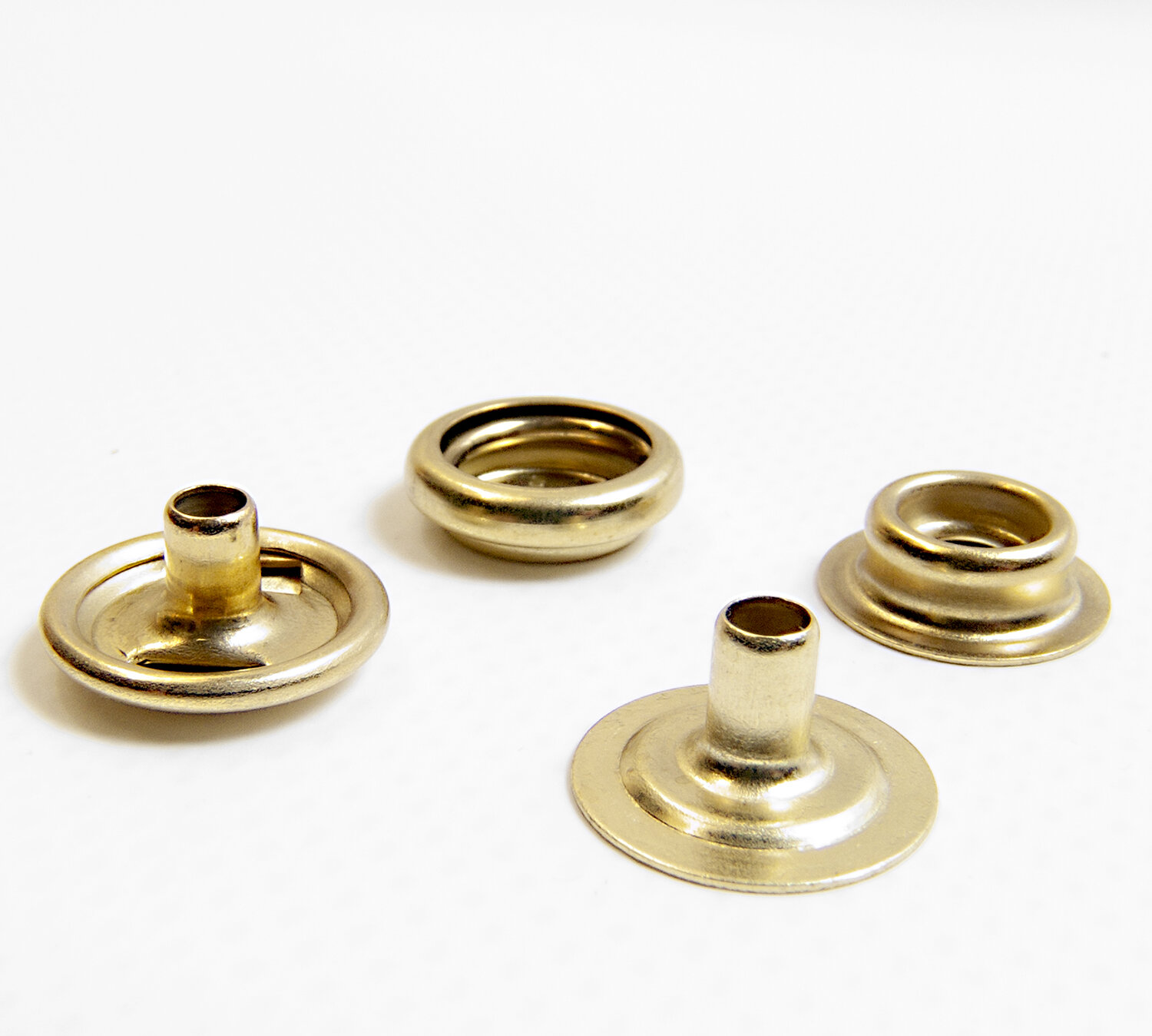 Snap Fasteners Clothing Brass  Brass Button Snaps Fasteners