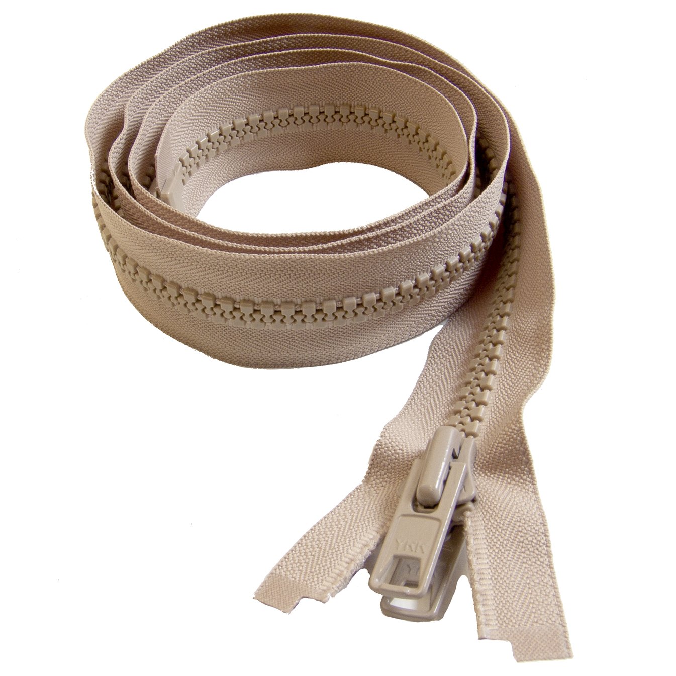 Web Belt With Plastic Buckle in Beige Color