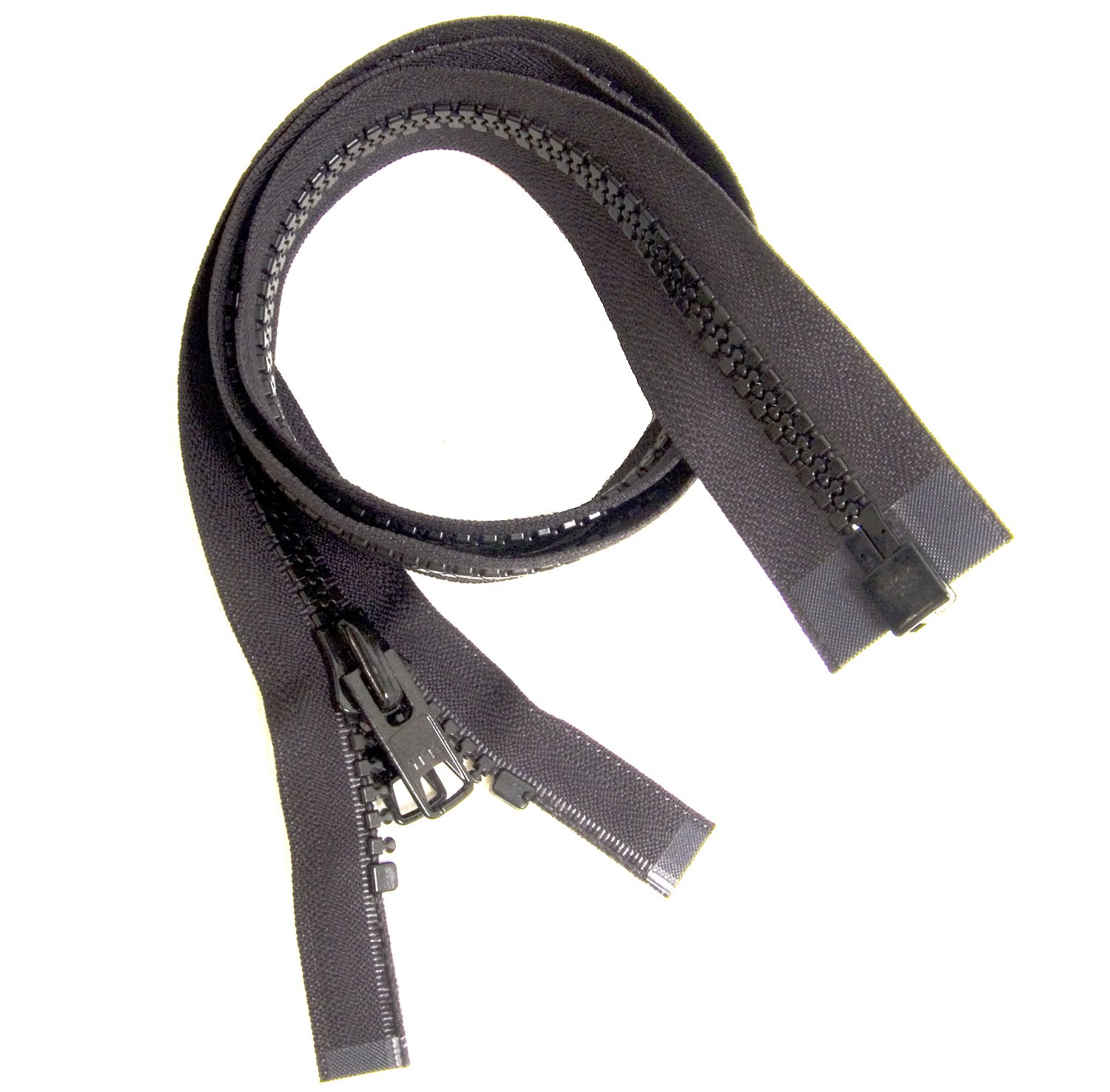 10 Zipper Stop Vislon - Marine zipper slider stop