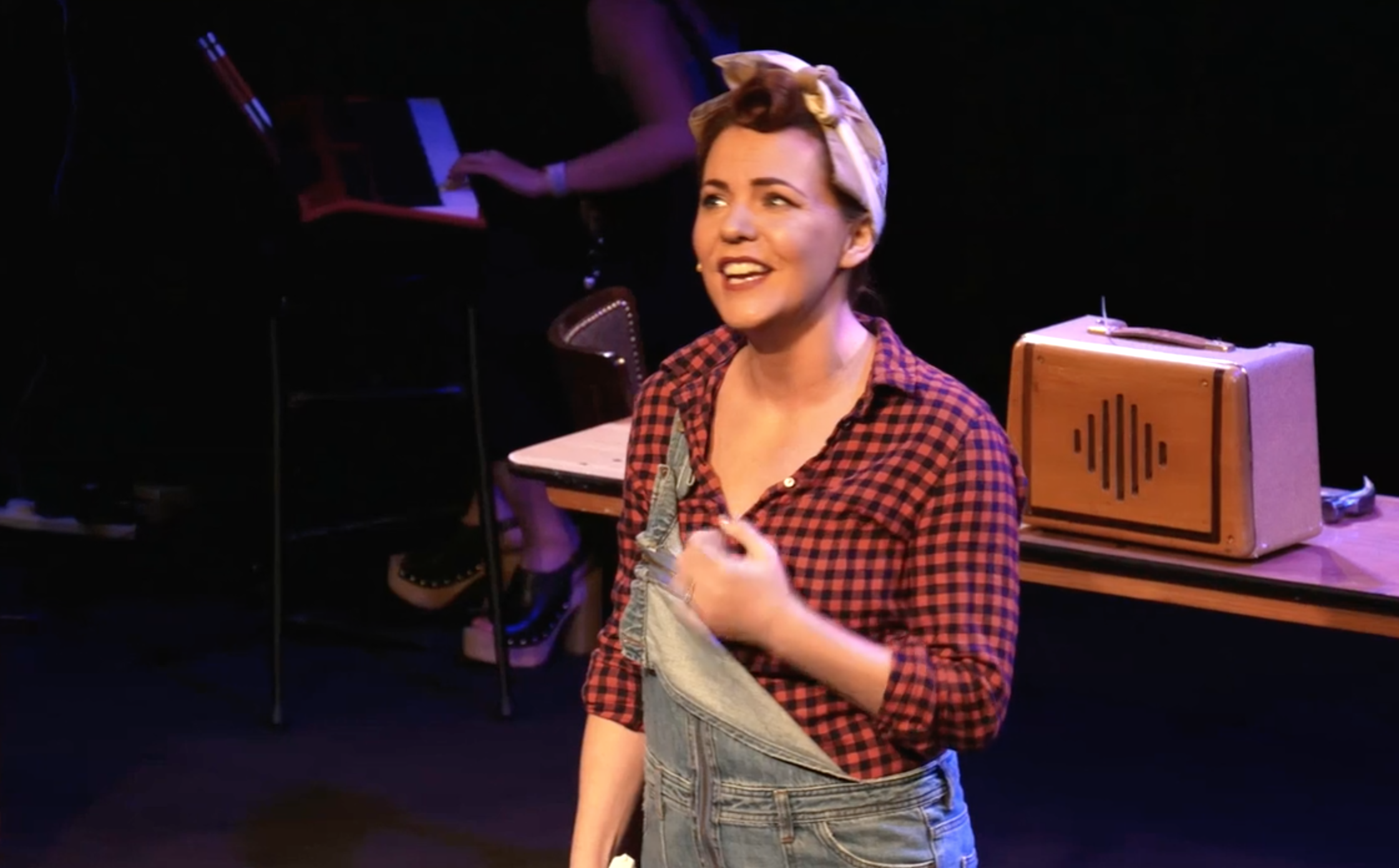 Rachel Tucker in 'The Riveters' by Vikki Stone and Katie Mulgrew 