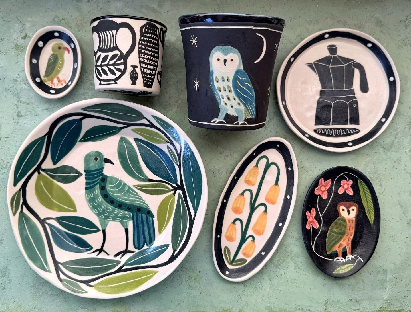 Some of the pots I&rsquo;m packing up for this weekend
@asparagusvalleypotterytrail &mdash;almost there!

You&rsquo;ll find me at @jgugginaceramics studio in (the other) Florence, along with his three other fabulous guests. The trail has 31(!) potter