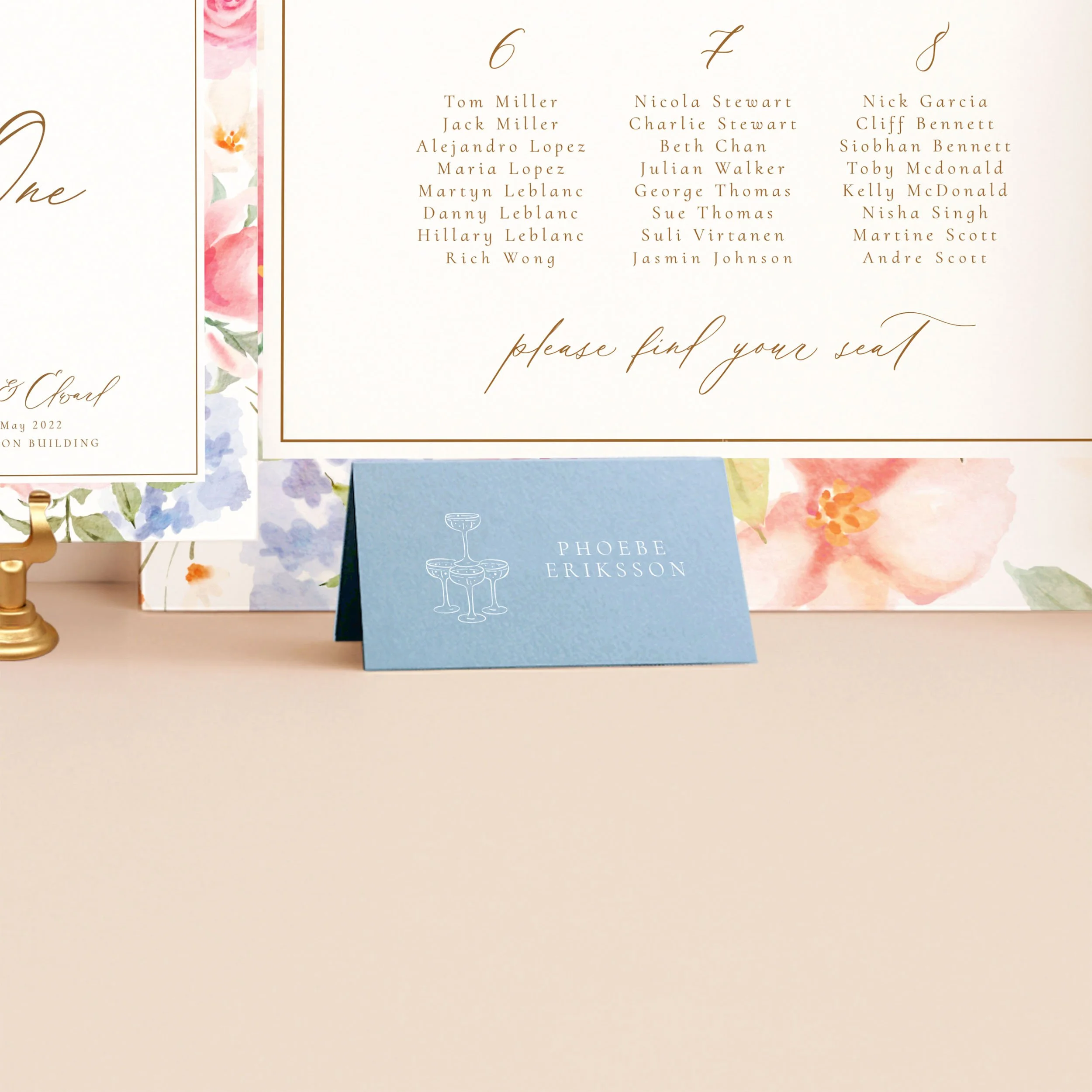 Dreamy Champagne   Floral  