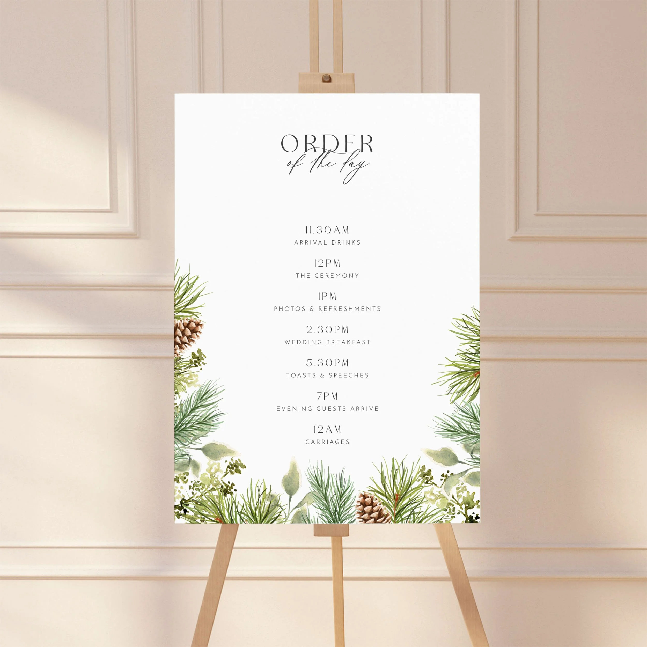 Pine   Botanical, Winter  