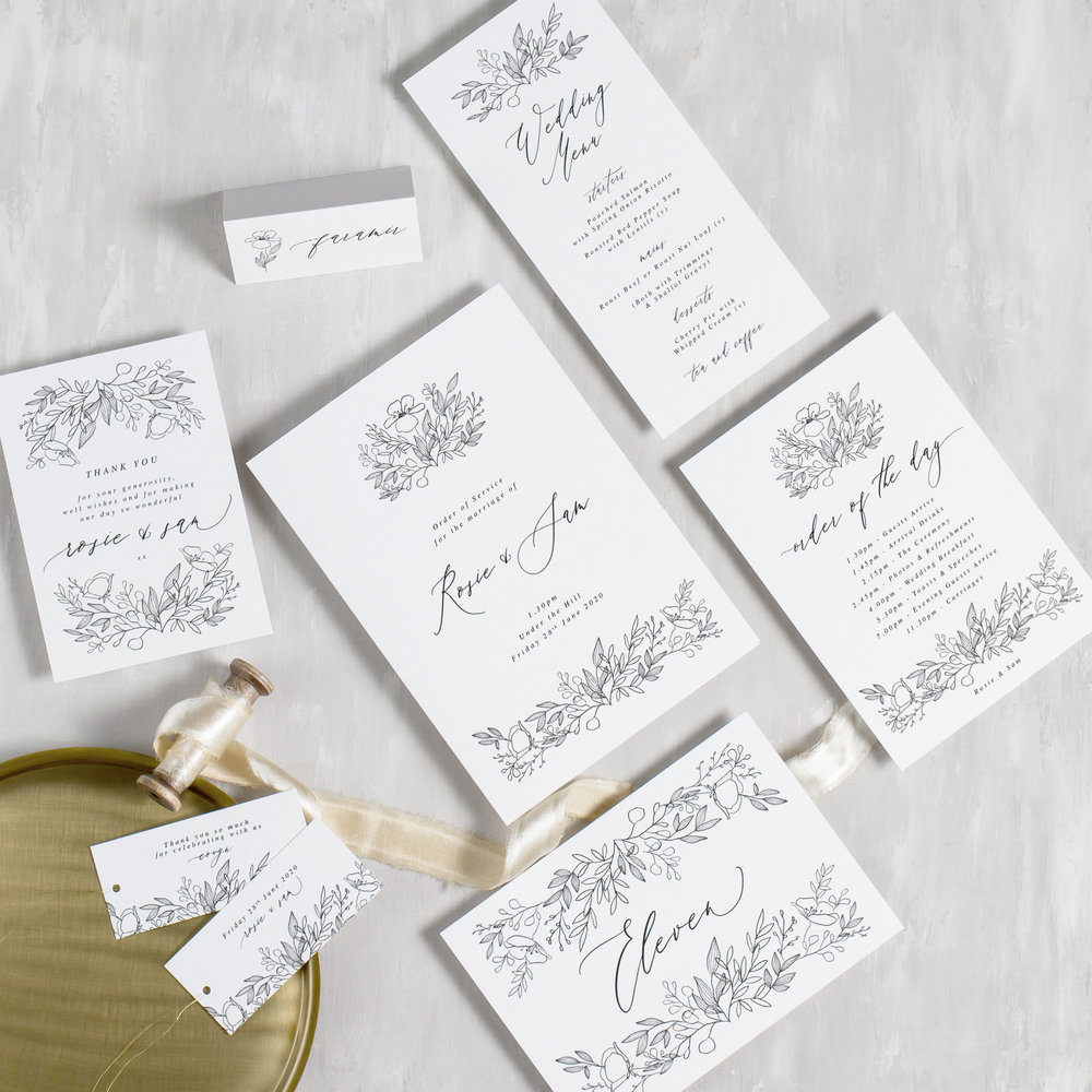 Luxury-Wedding-Stationery-Unique-Illustrated-Floral-Botanical-Leaves-Flowers-Spring-Summer-Wedding-On-The-Day-Stationery-Compilation-Goldberry-Pingle-Pie.jpg.jpg