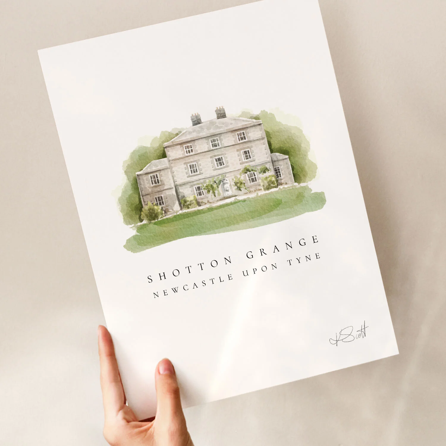 Custom-watercolour-venue-illustration,-watercolour-venue-portrait,-stylised-venue-portrait-Shotton-Grange-Newcastle.jpg