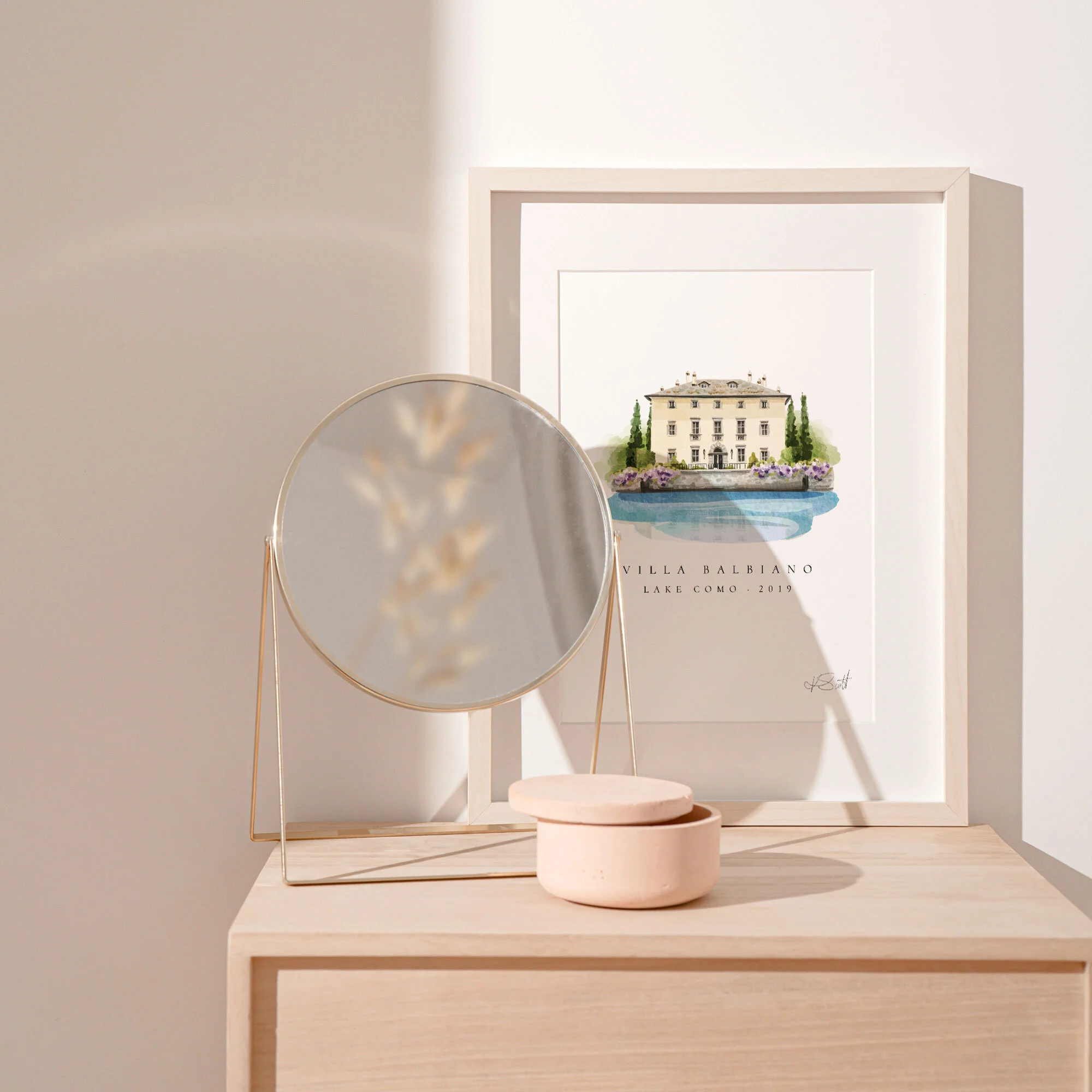 Custom-watercolour-venue-illustration,-watercolour-venue-portrait,-stylised-venue-portrait-Villa-Balbiano-in-situ.jpg
