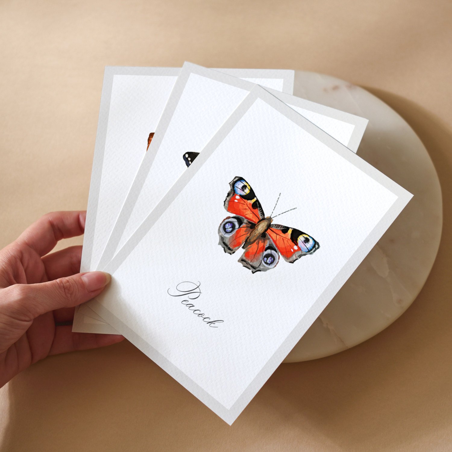 Colourful Illustrated Butterflies Table Numbers 3.jpg
