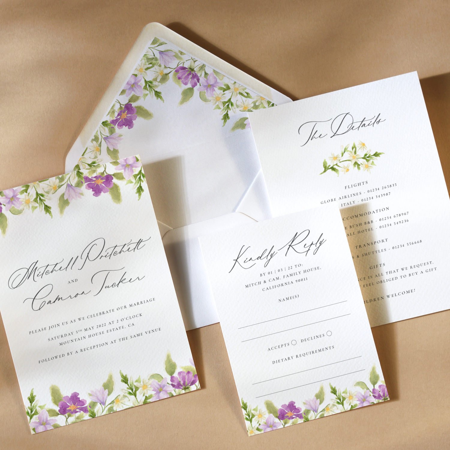 Pretty Lilac Watercolour Invitation 4.jpg