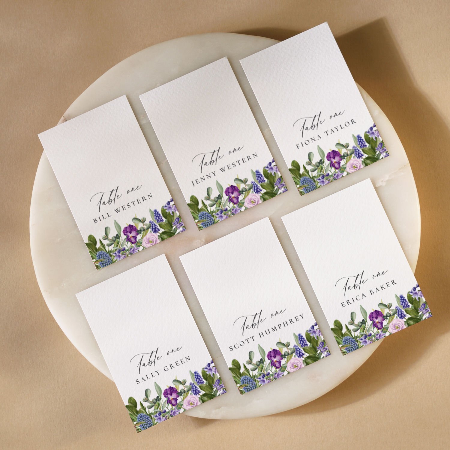 Purple Floral, Thistles Place Cards 3 V2.jpg