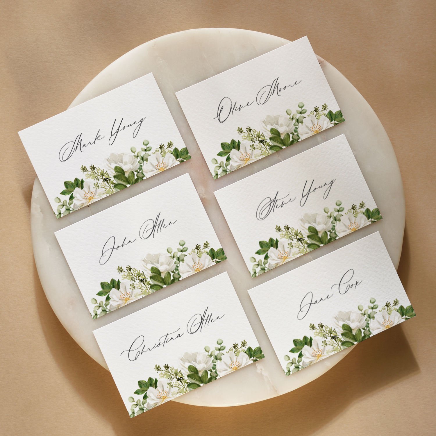 Ivory Floral Watercolour Place Card 3.jpg