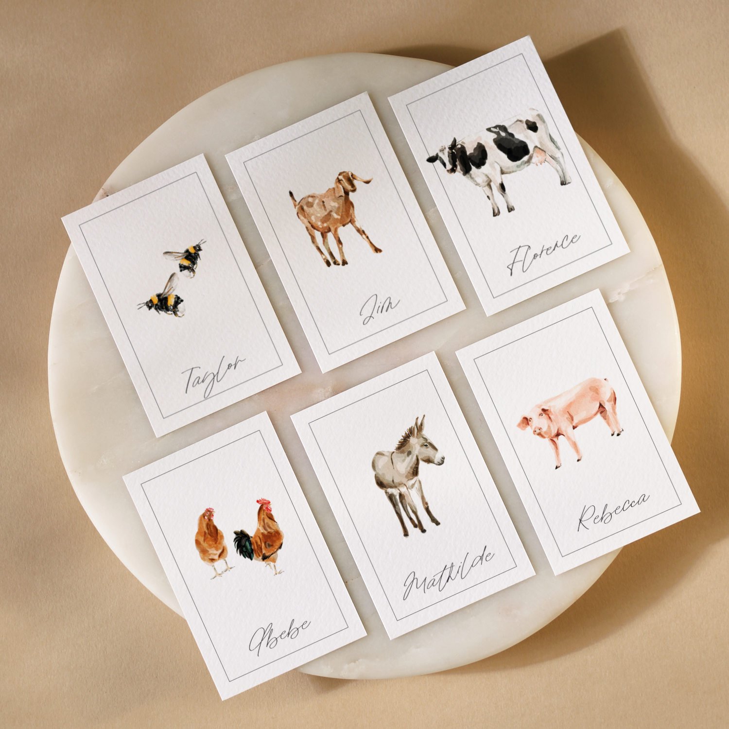 Watercolour Farm Animals Place Cards 3 V2.jpg