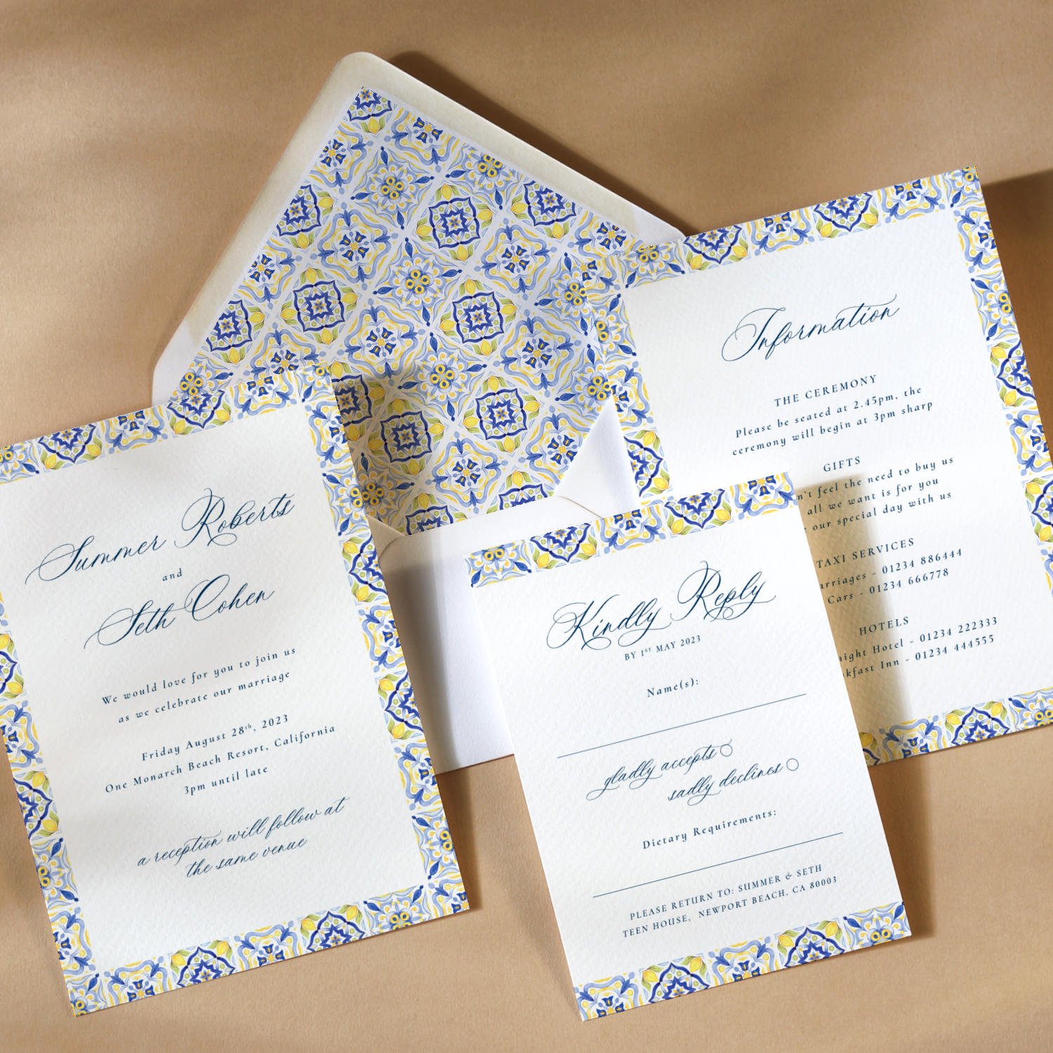 Watercolour Blue and Yellow Tiles Invitation 4.jpg