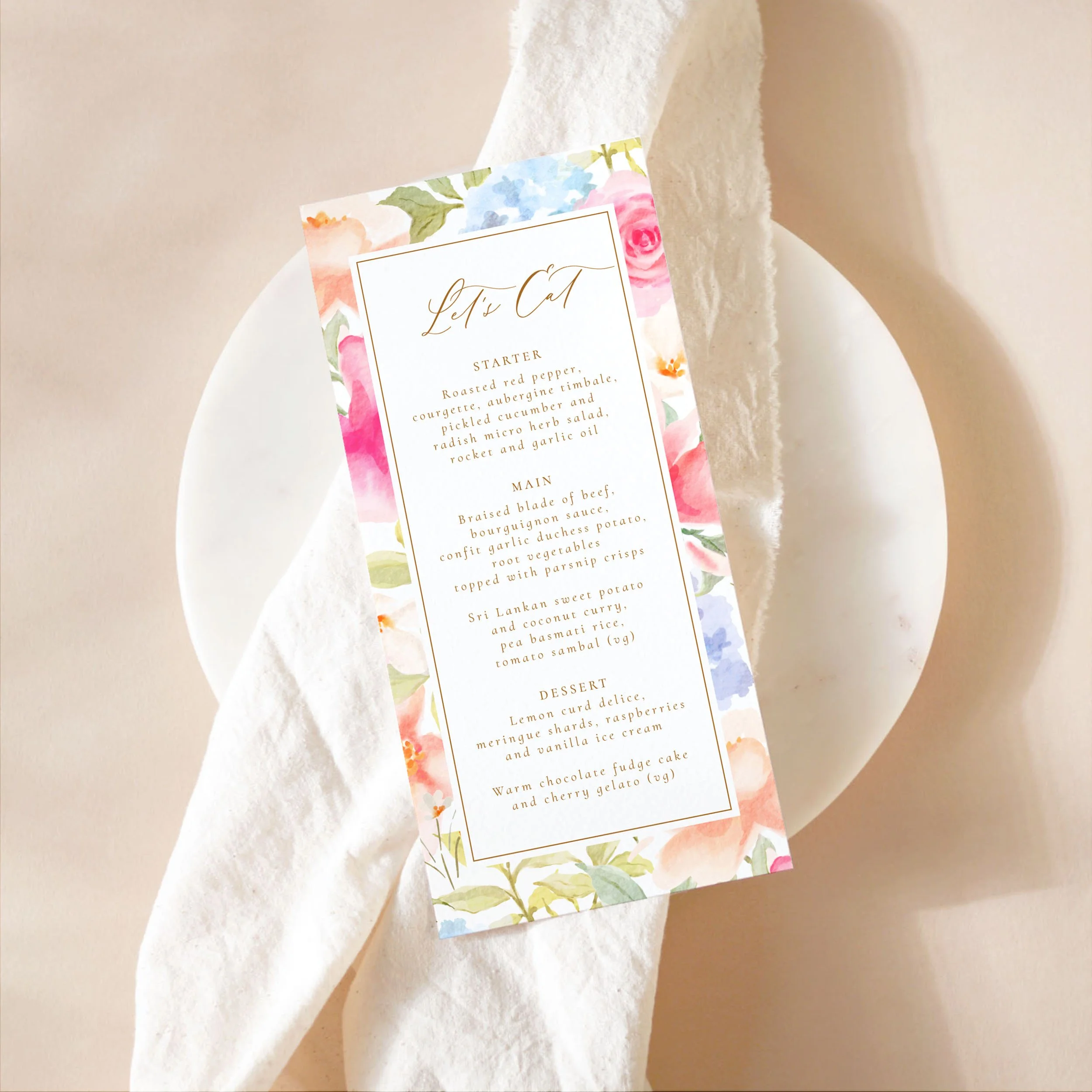 Dreamy Champagne   Floral  