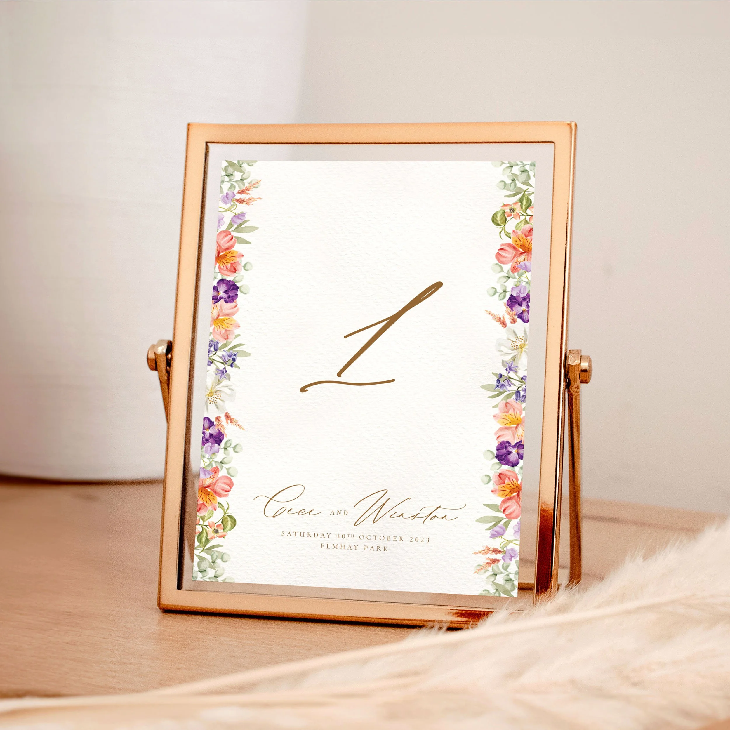 Tranquil Elephant   Floral, Indian  