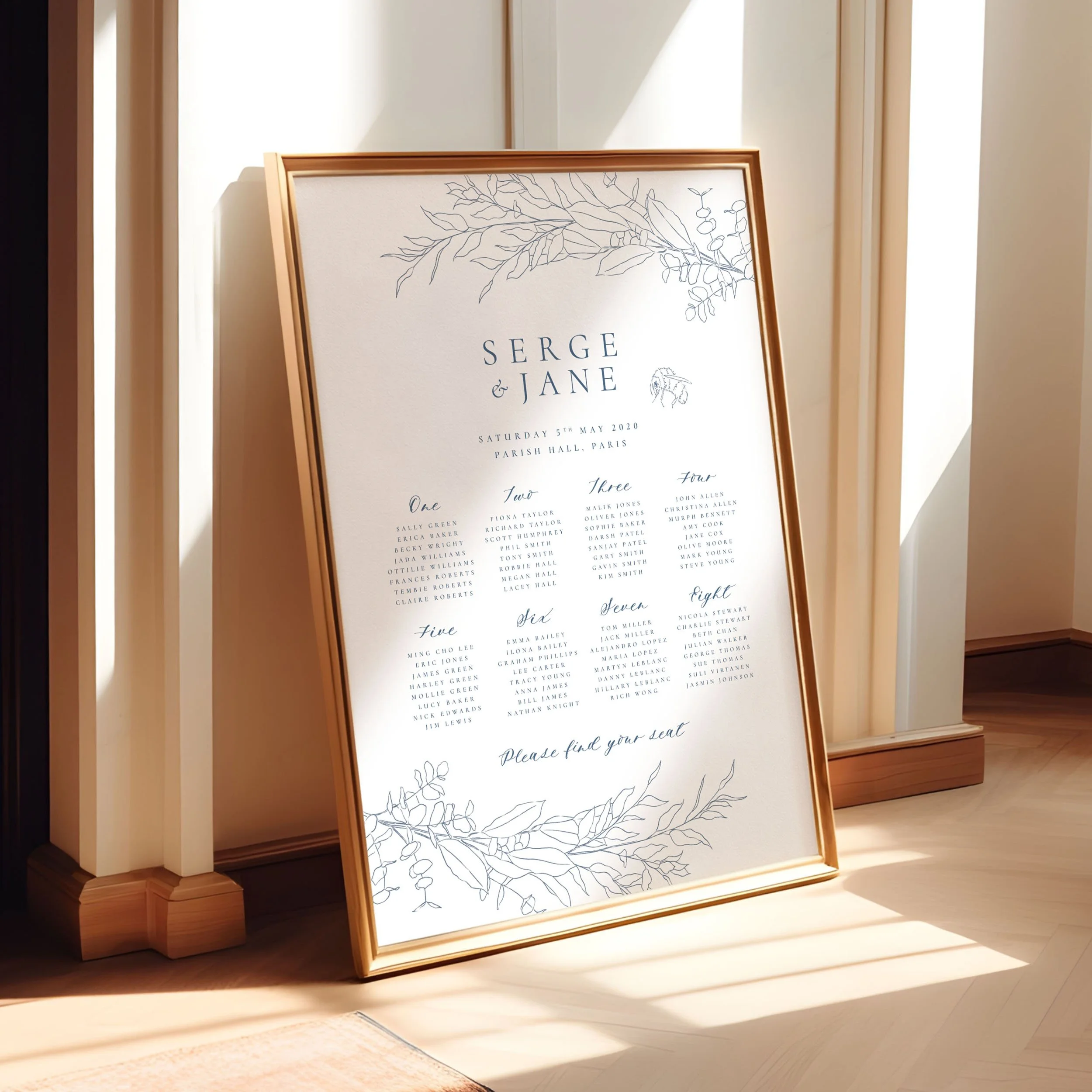 Botanical Bee   Minimal  