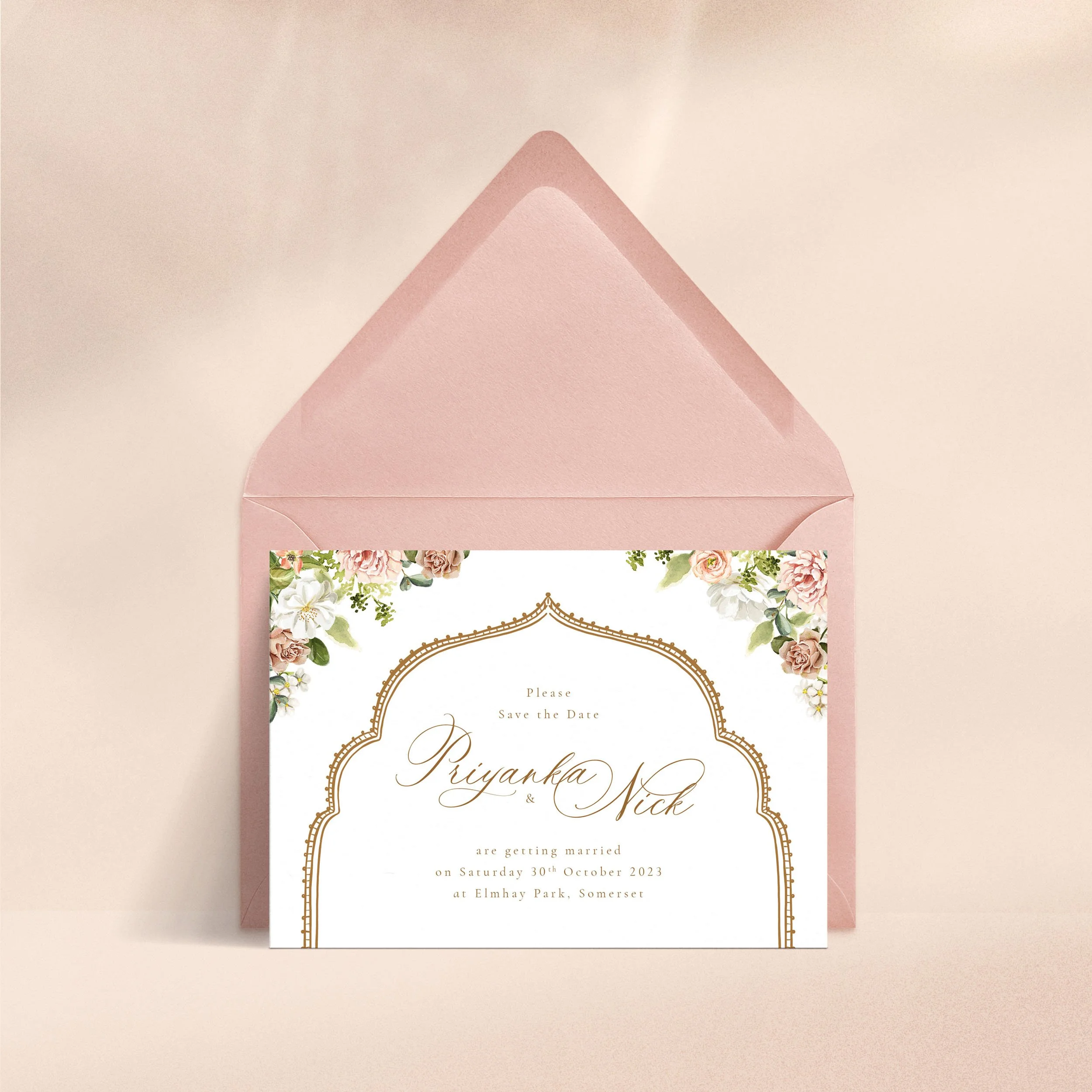 Palatial Dusk - Save the Date   Indian  