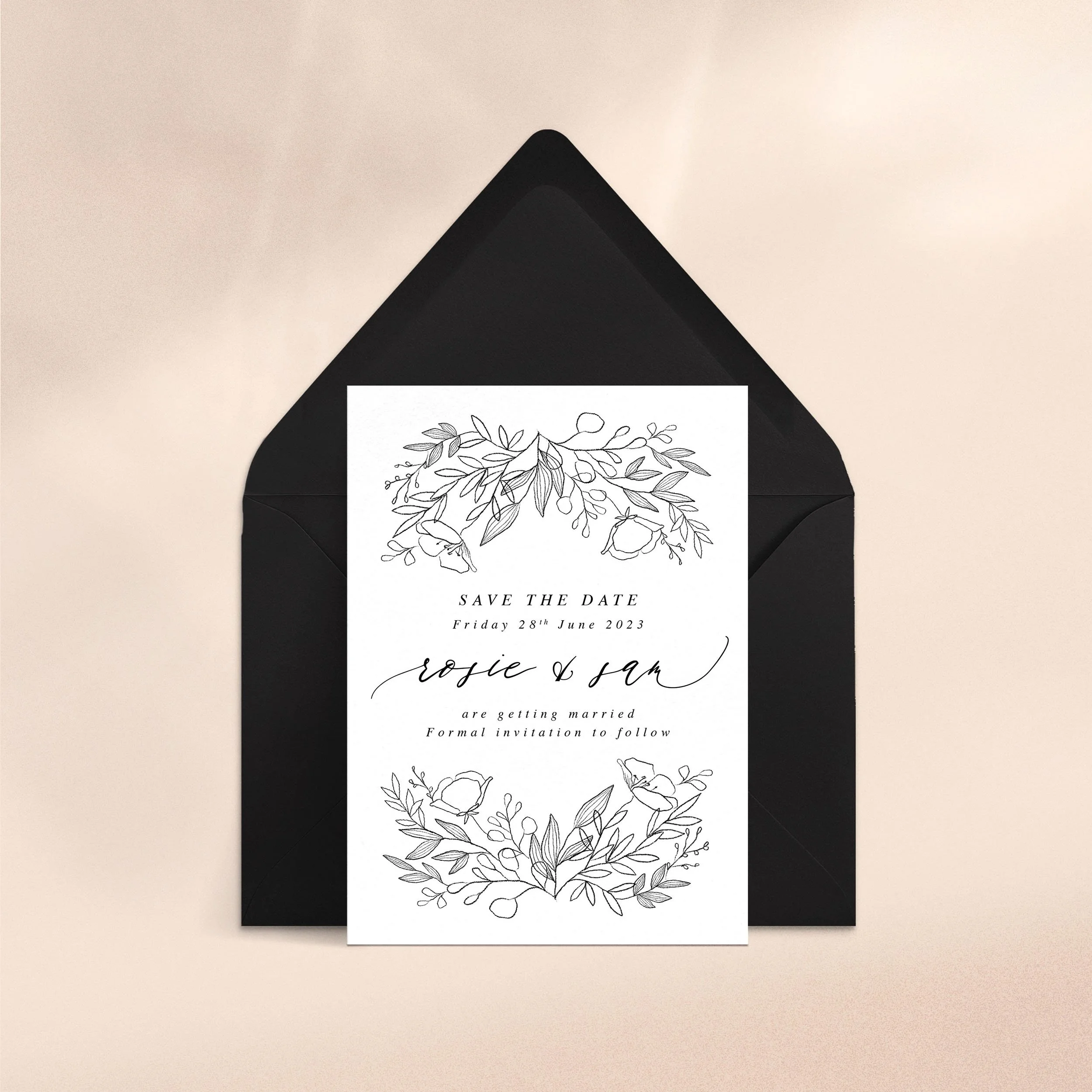 Goldberry - Save the Date   Minimal, Winter  