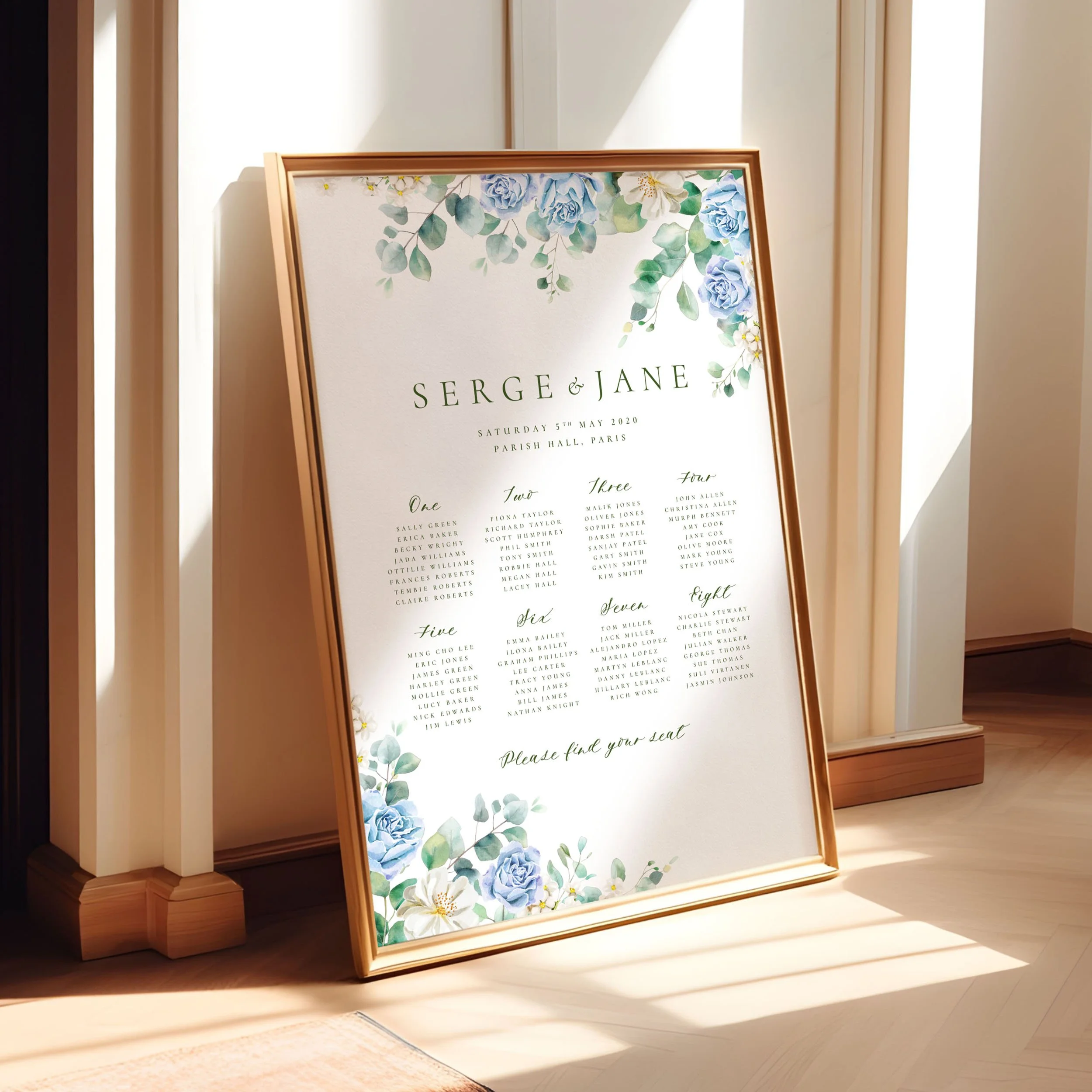 Something Blue   Floral  