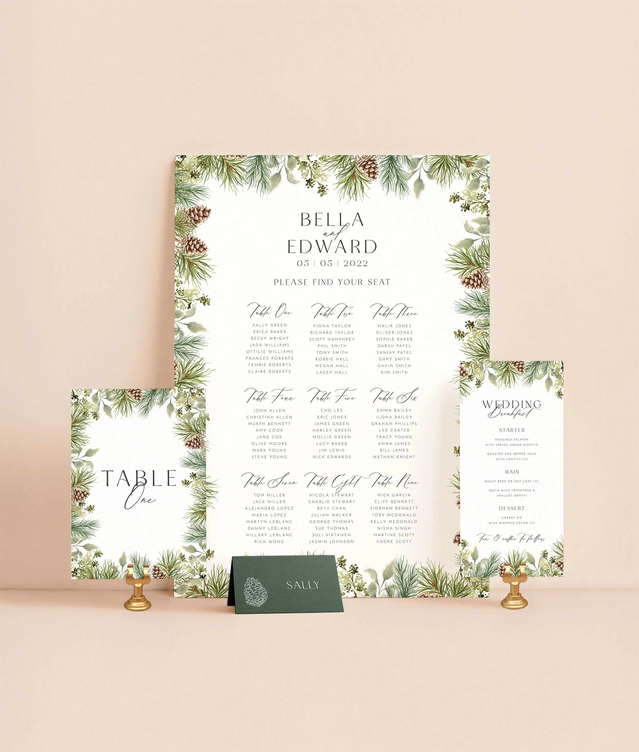 Pine   Botanical, Winter  