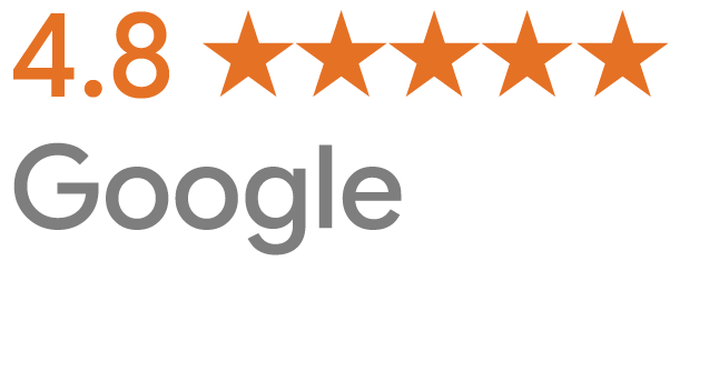 A 5 star Google review score for Pingle Pie Wedding Stationery