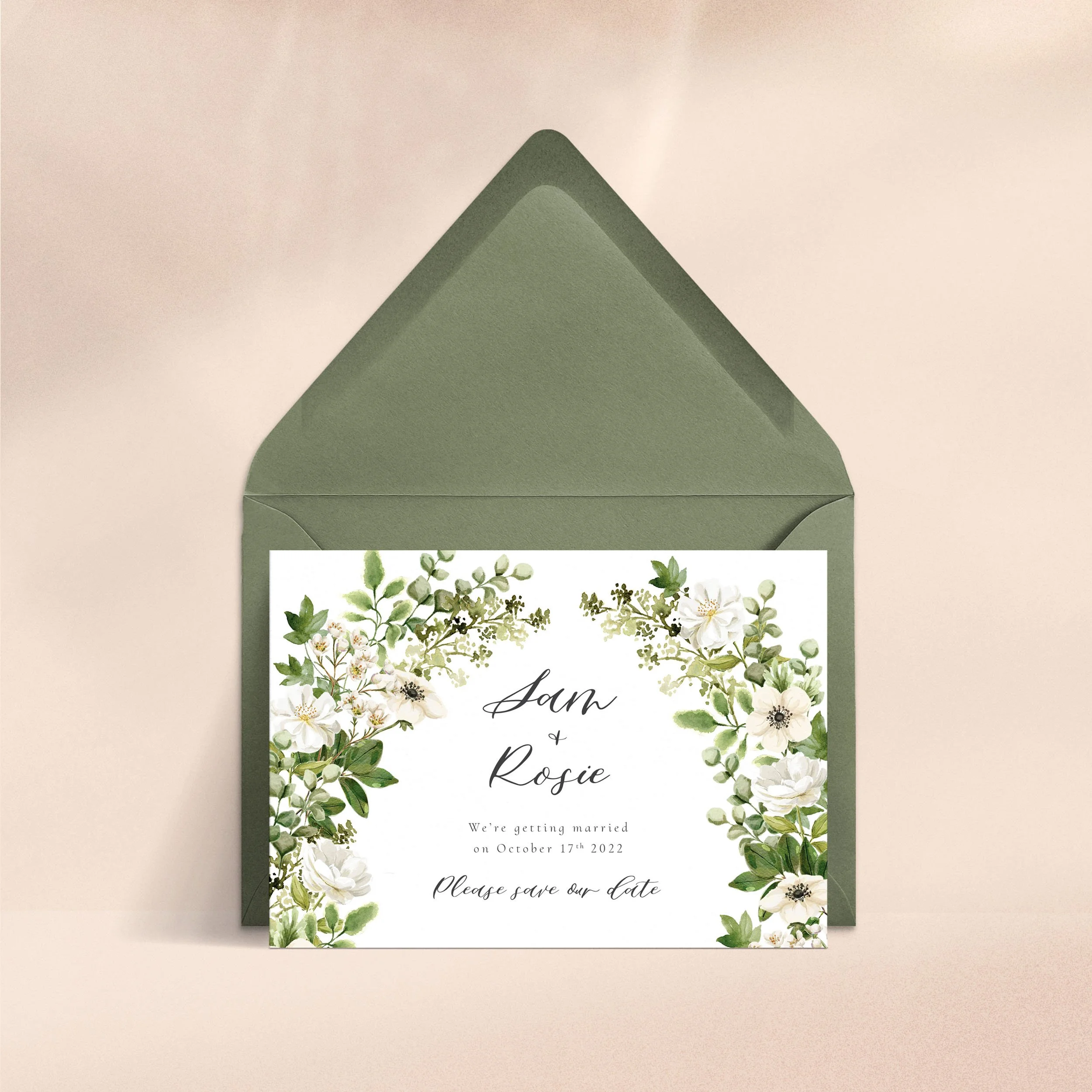 Coppice - Save the Date   Botanical  