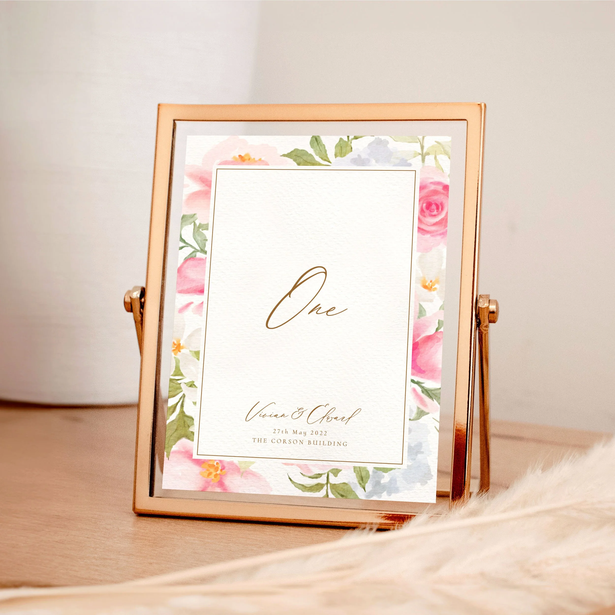 Pink Champagne   Floral  