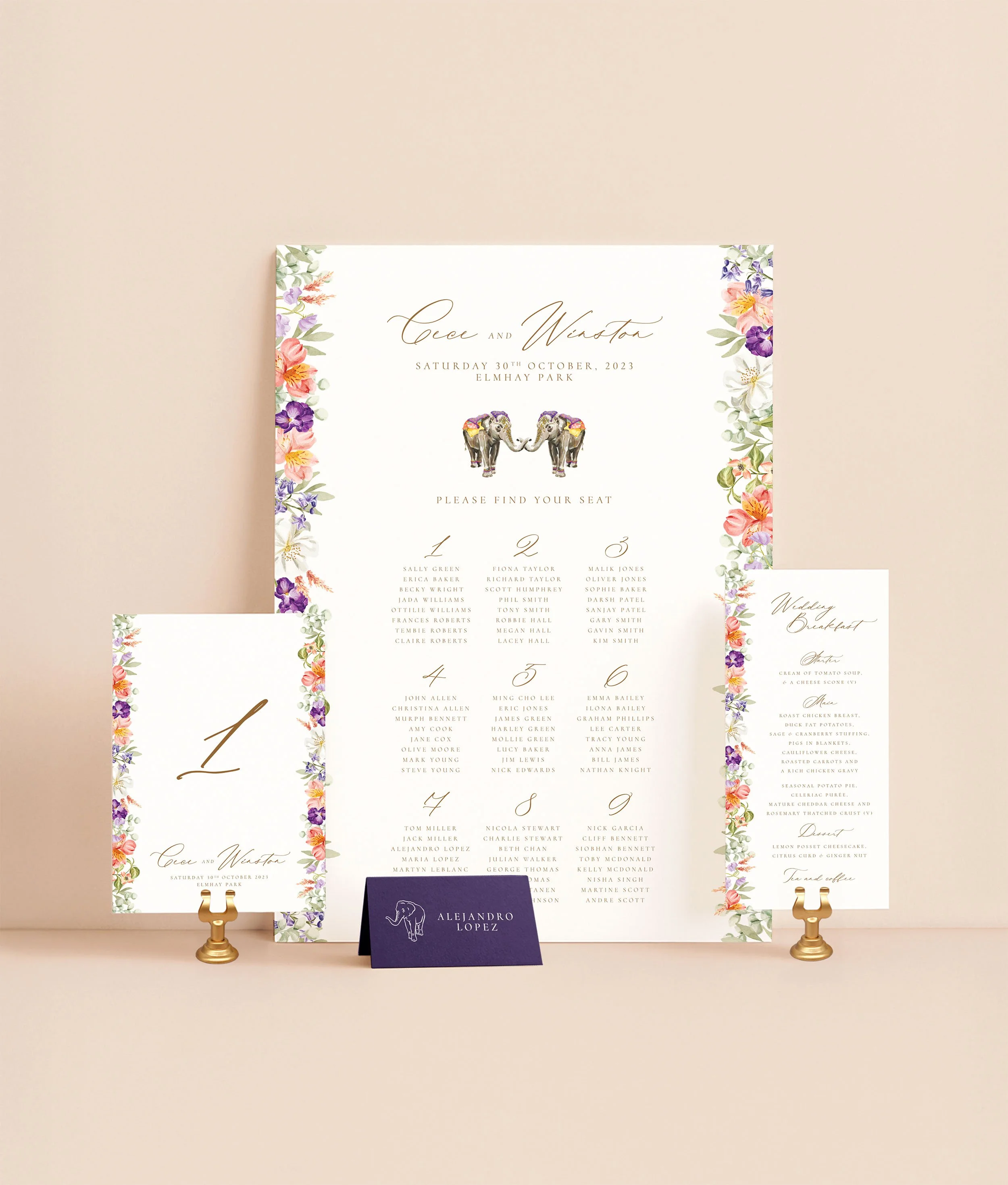 Tranquil Elephant   Indian  