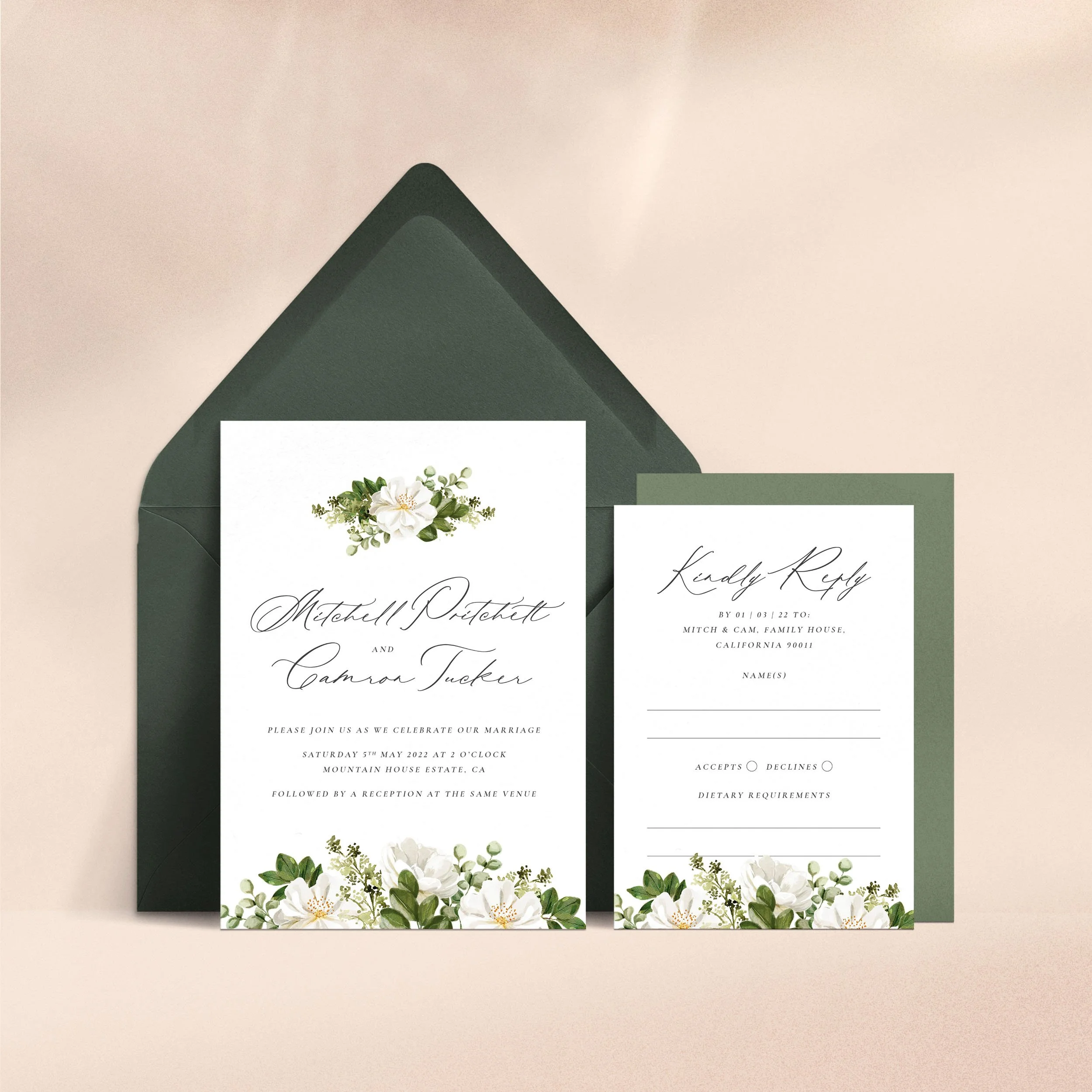 Ivory Garden   Botanical, Floral  