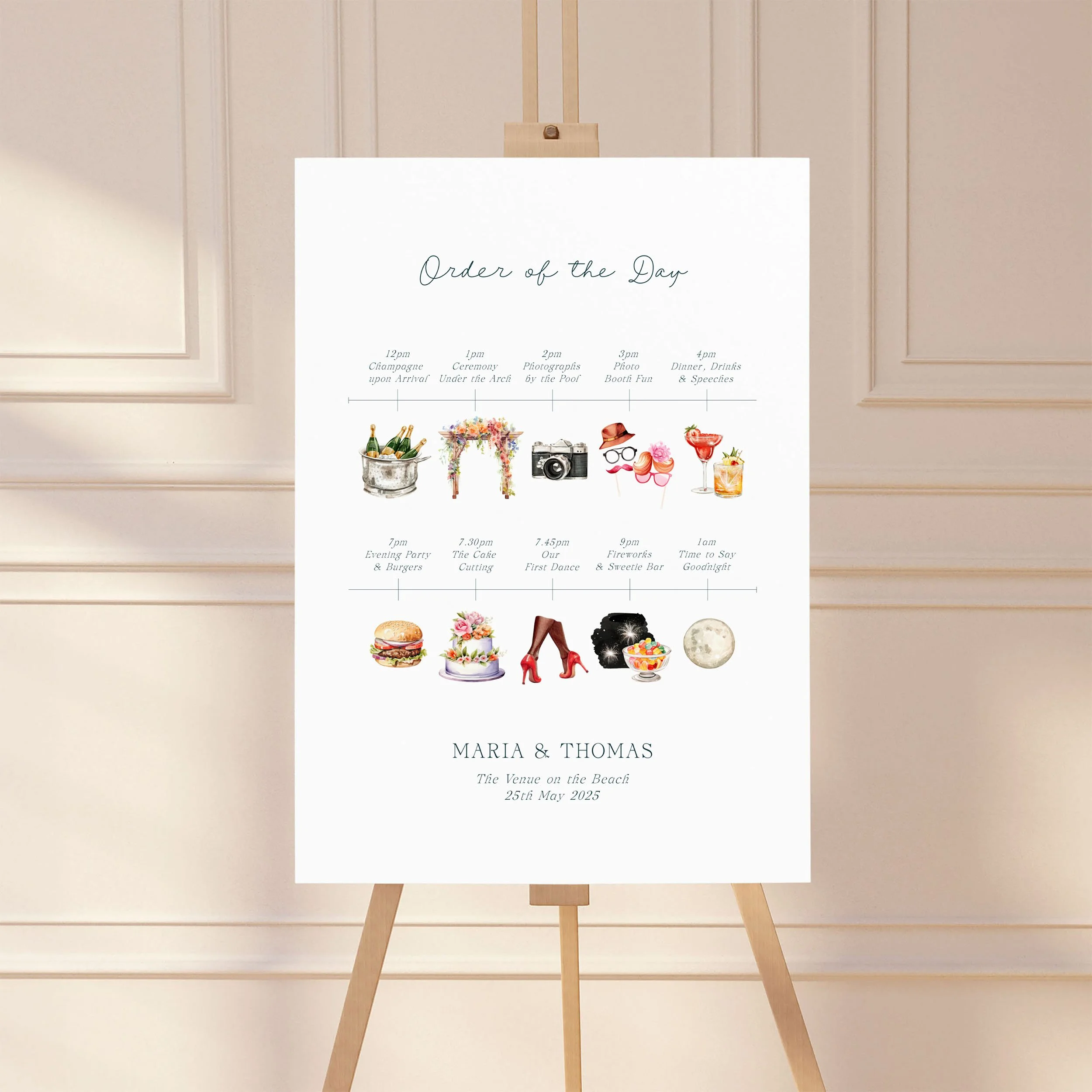 Tangle   Beach, Illustrated, Minimal  