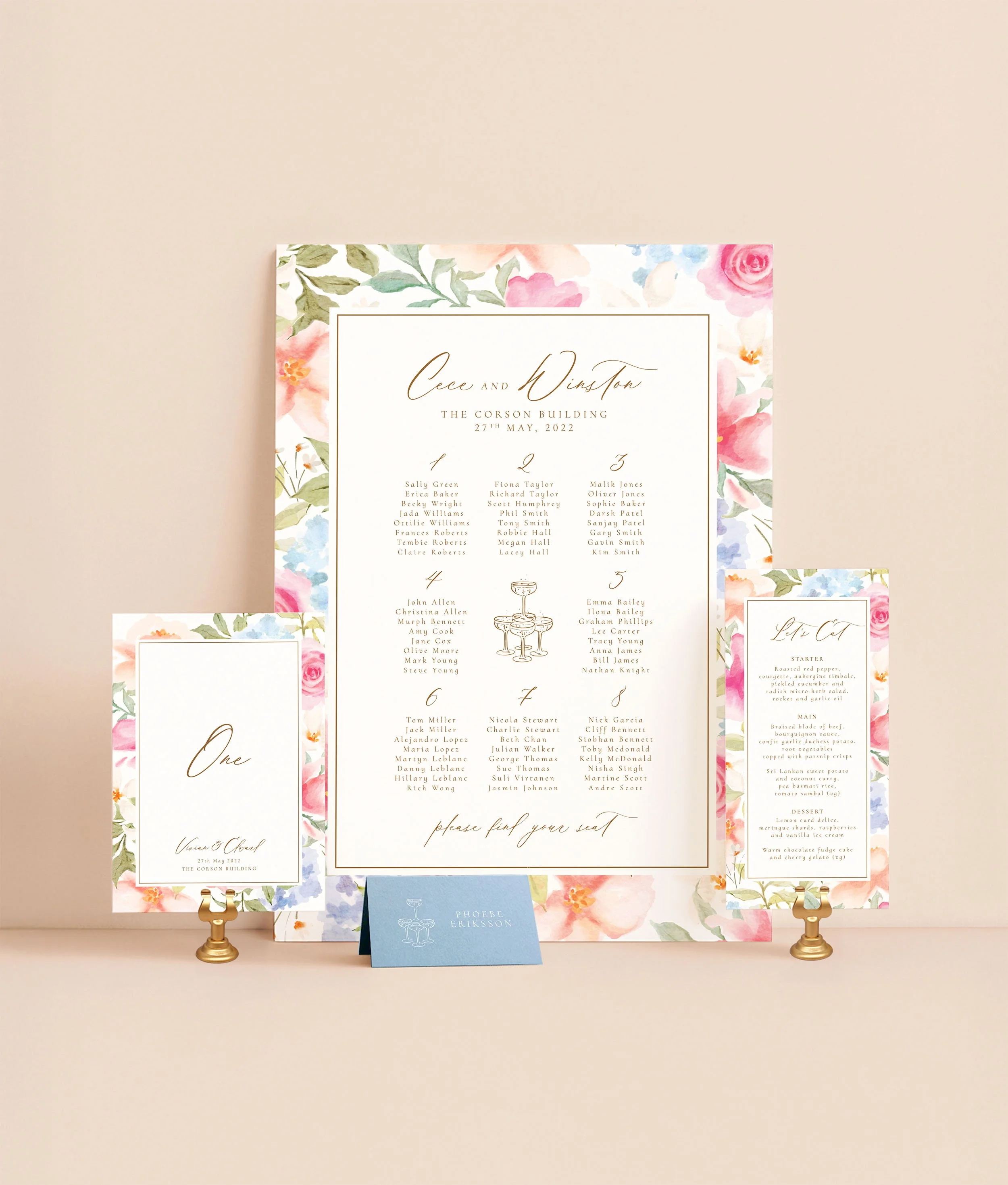 Dreamy Champagne    Floral  