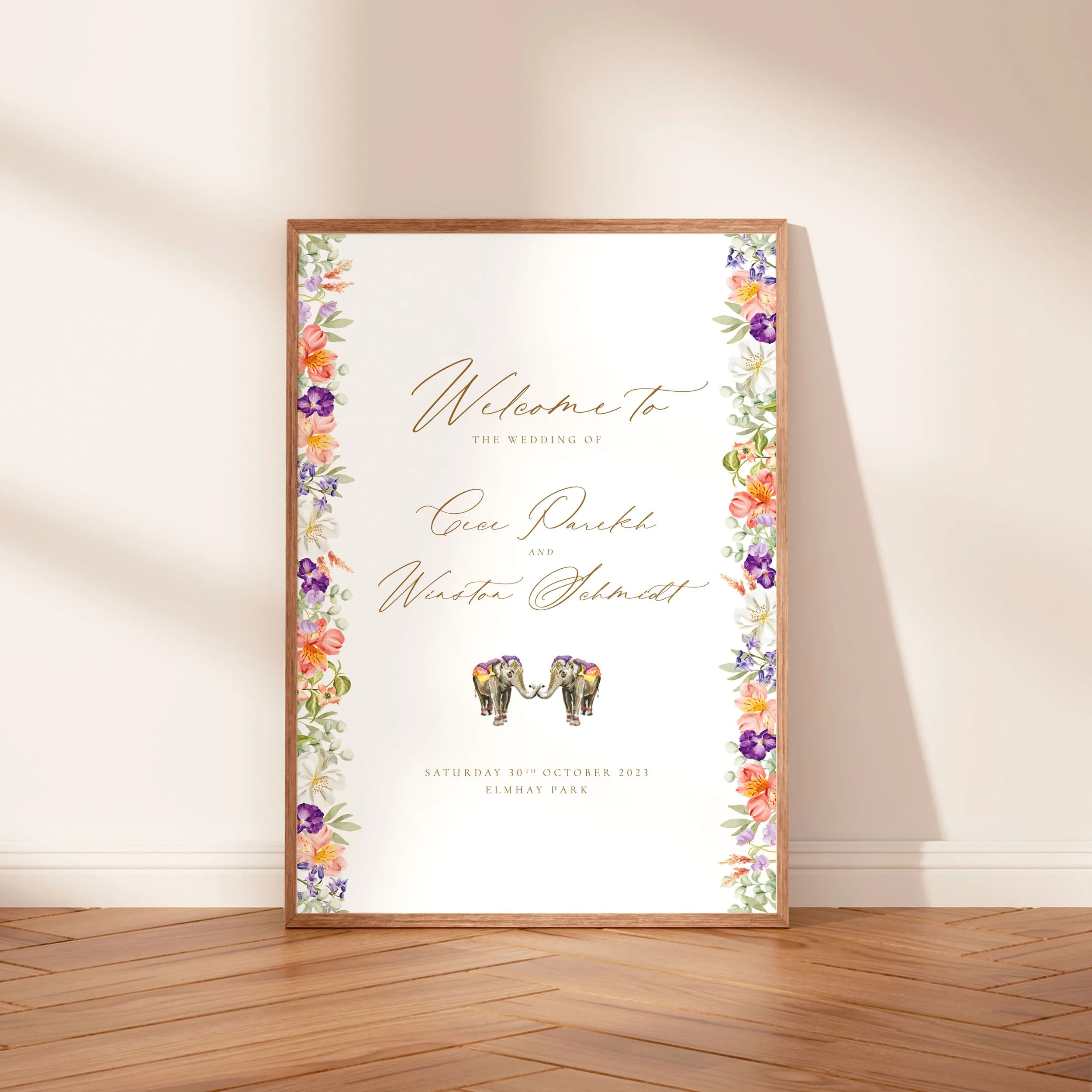 Tranquil Elephant   Indian  