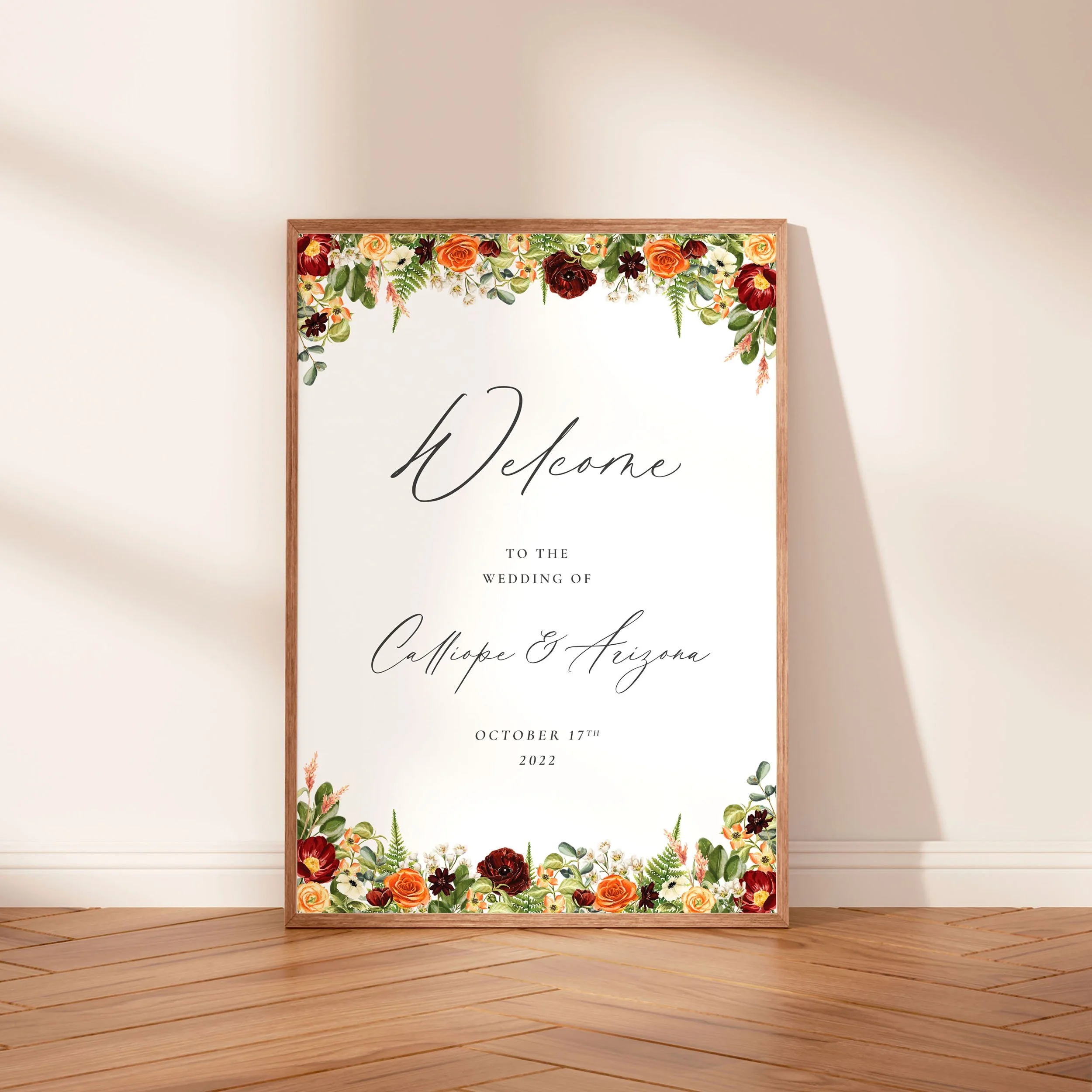 New England   Autumn, Floral  