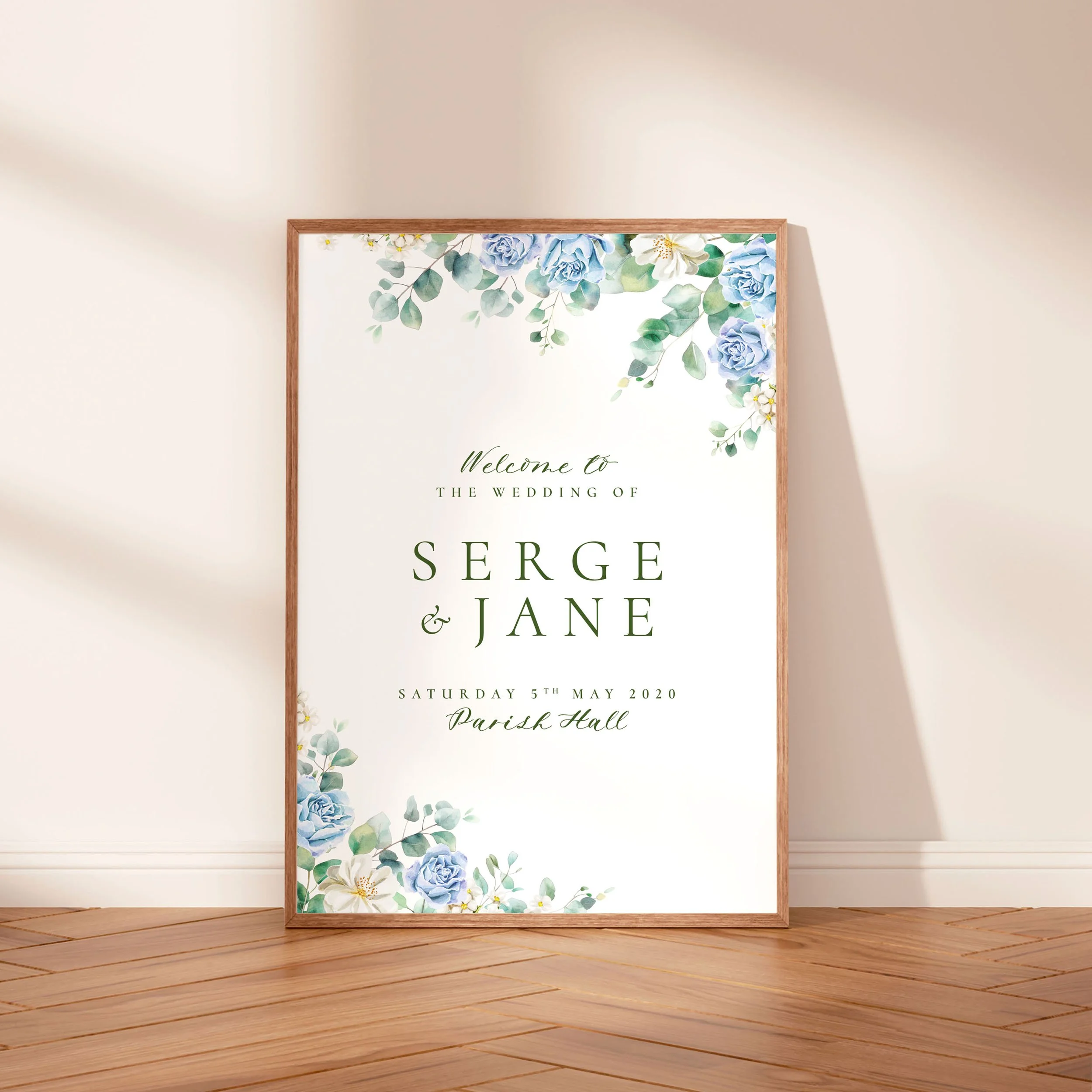 Something Blue   Floral  