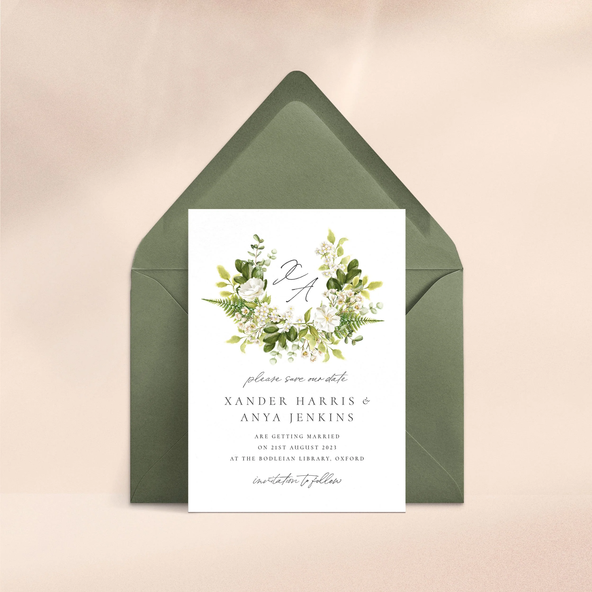 Forage - Save the Date   Botanical  