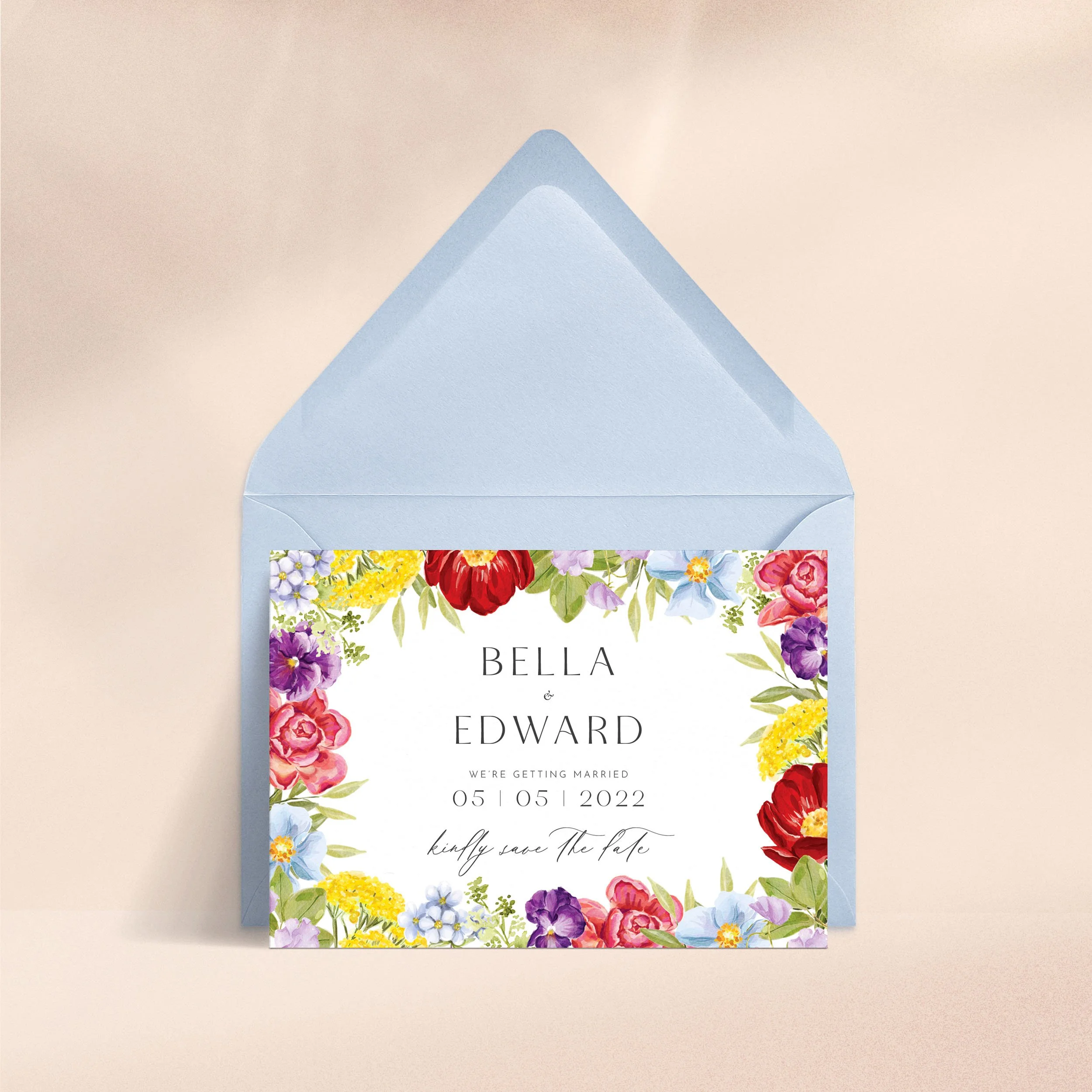 Frida - Save the Date   Floral  