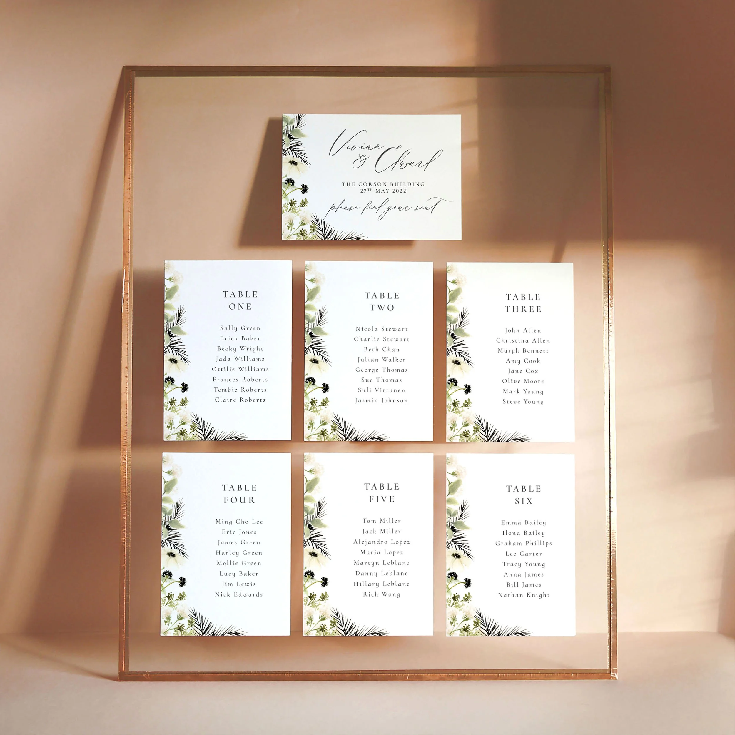 Midnight   Botanical, Floral, Winter  